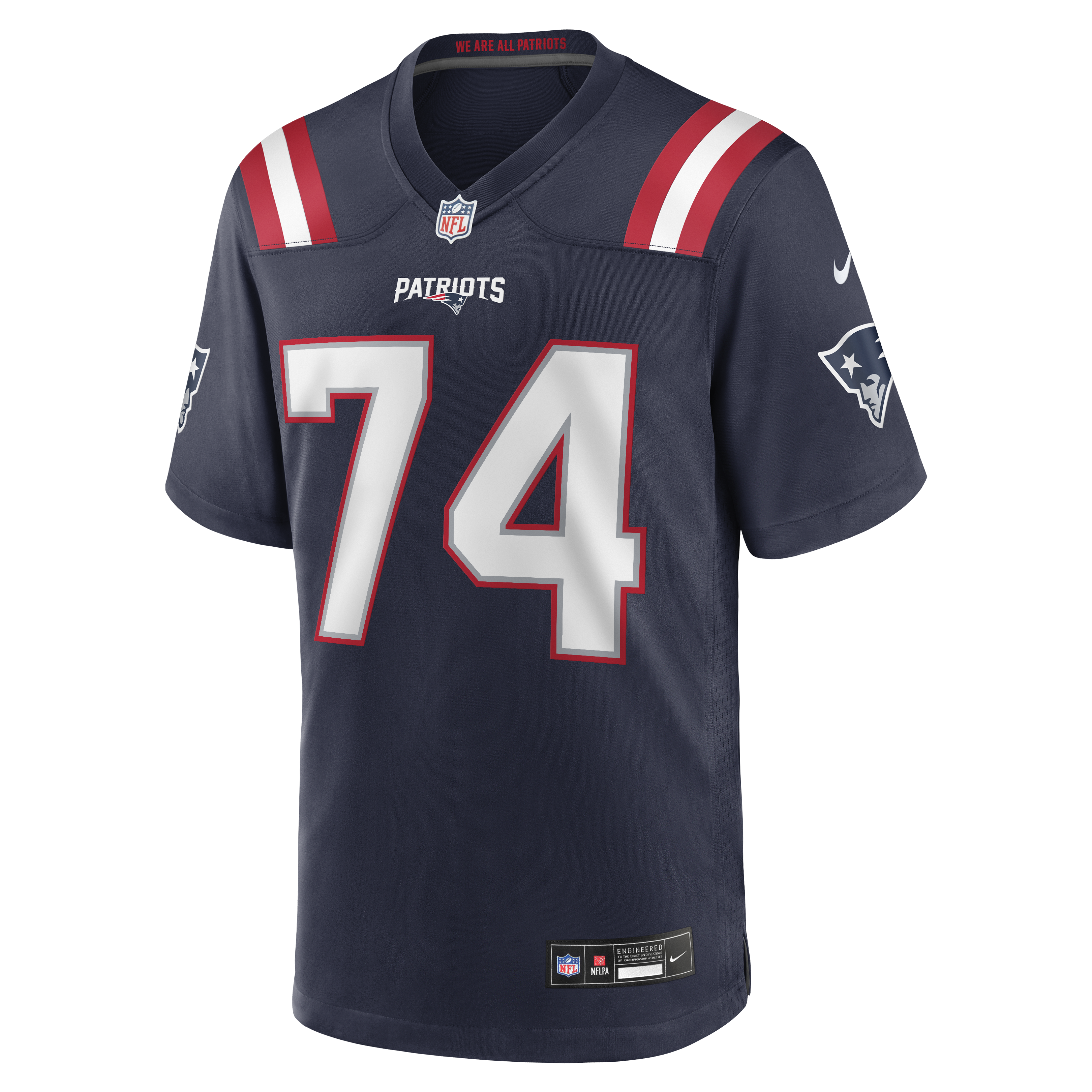 Royce Newman New England Patriots Nike Team Game Jersey – Navy Clowdercats