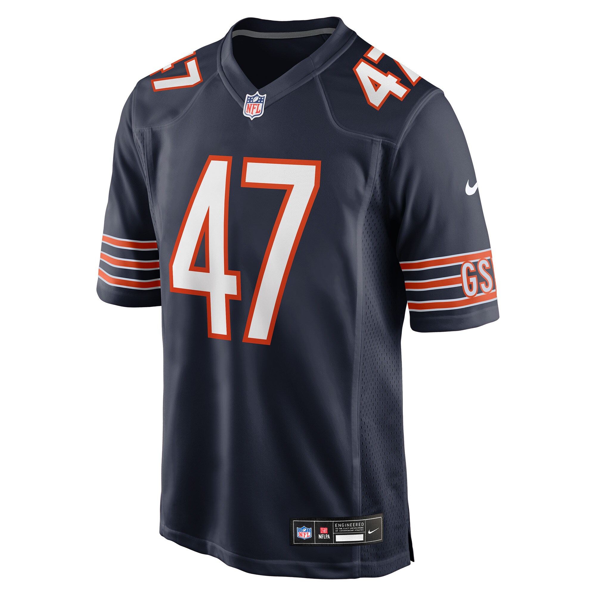 Ruben Hyppolite II Chicago Bears Nike Team Game Jersey – Navy Clowdercats