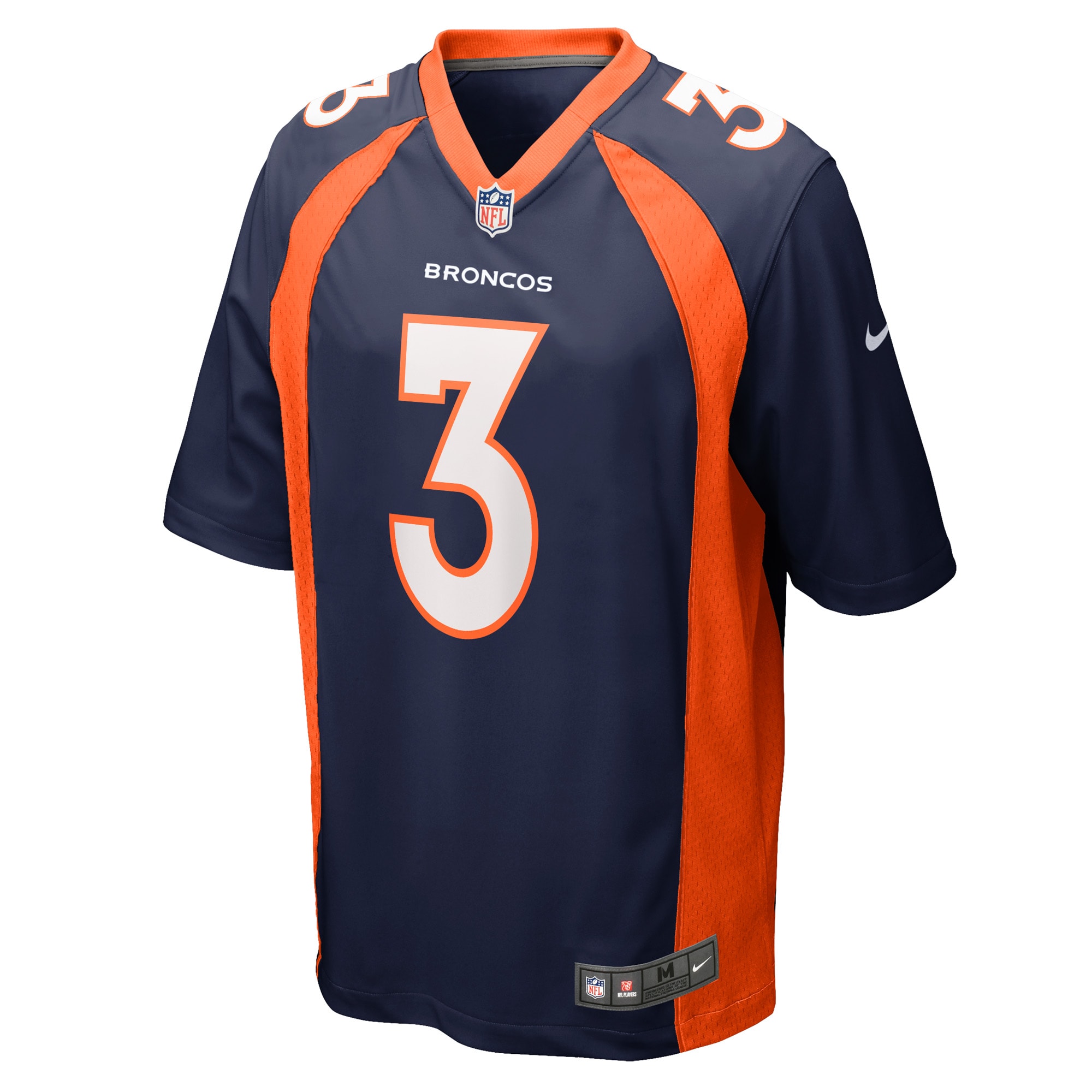 Russell Wilson Denver Broncos Nike Alternate Game Jersey – Navy Clowdercats