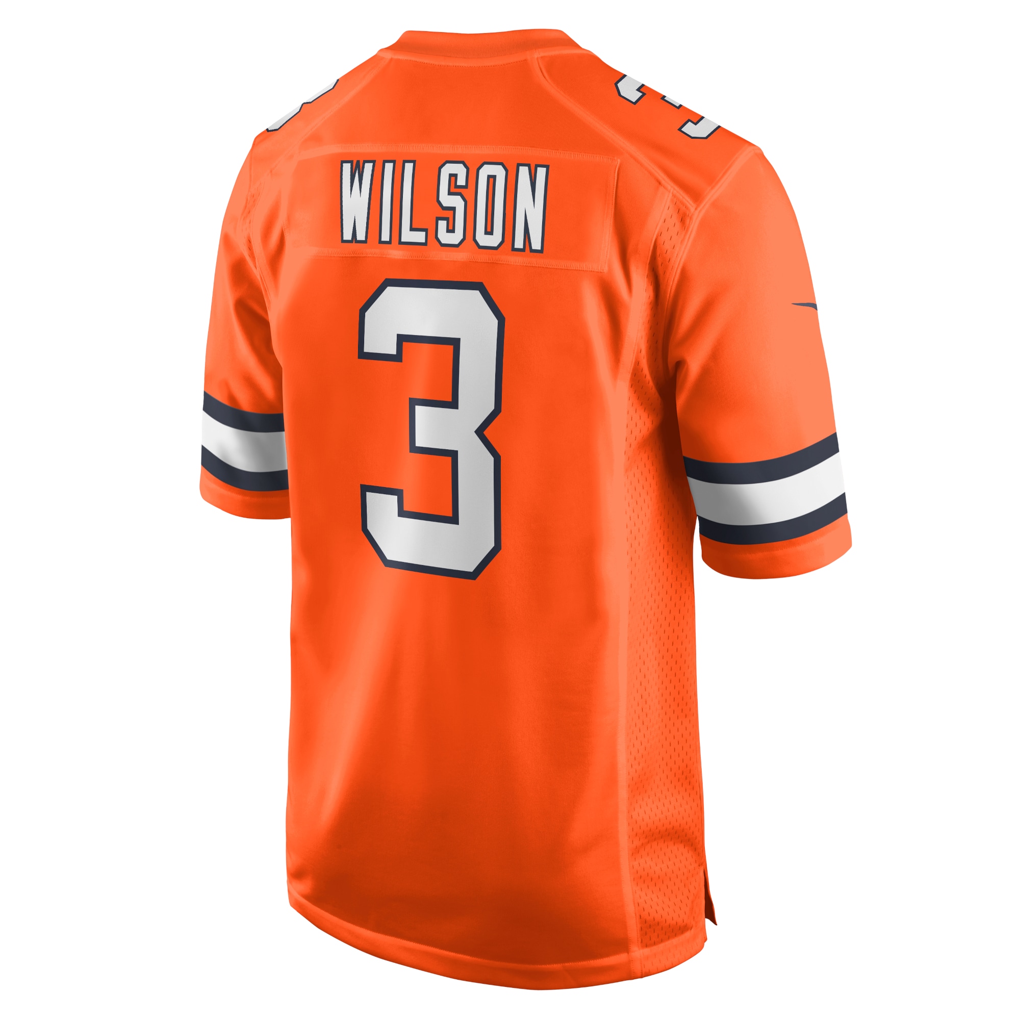 Russell Wilson Denver Broncos Nike Alternate Game Jersey – Orange Clowdercats