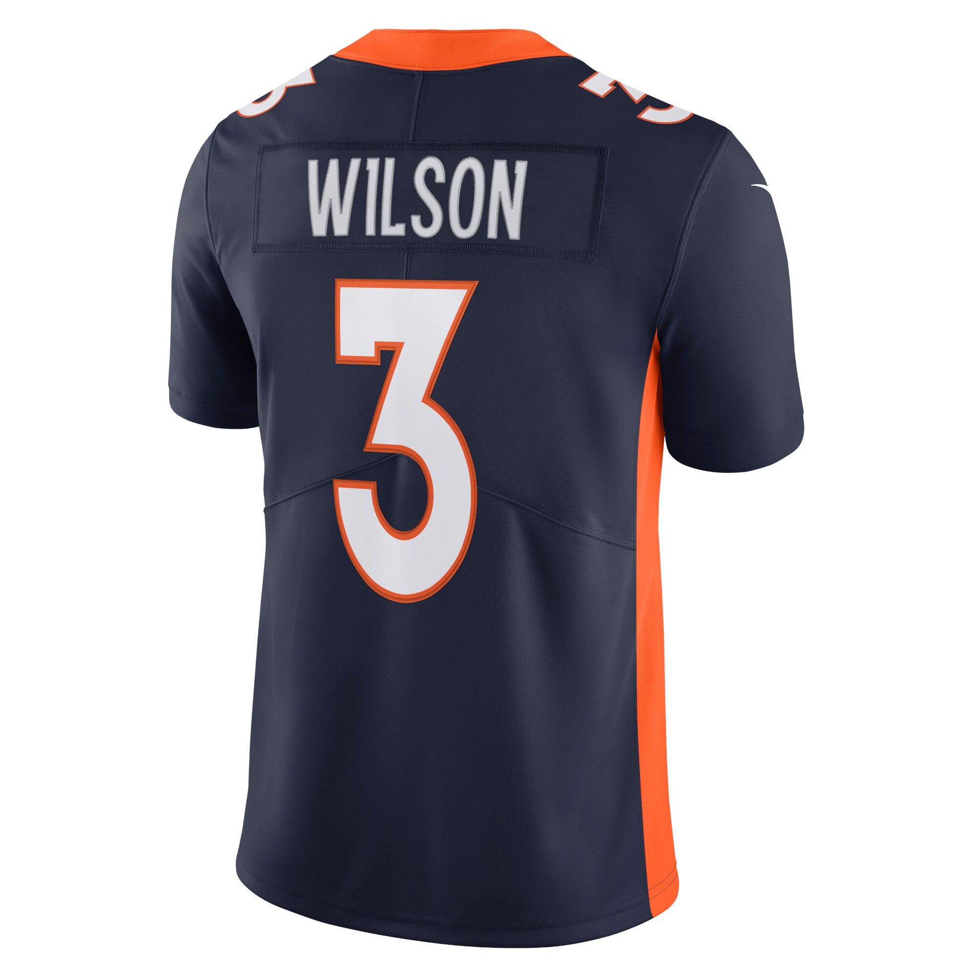 Russell Wilson Denver Broncos Nike Alternate Vapor Limited Jersey – Navy Clowdercats