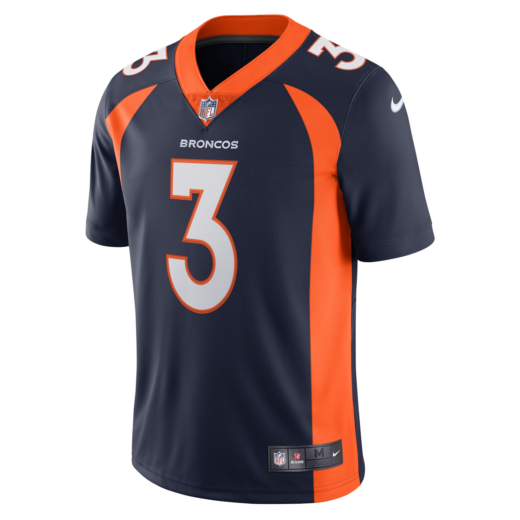 Russell Wilson Denver Broncos Nike Alternate Vapor Limited Jersey – Navy Clowdercats