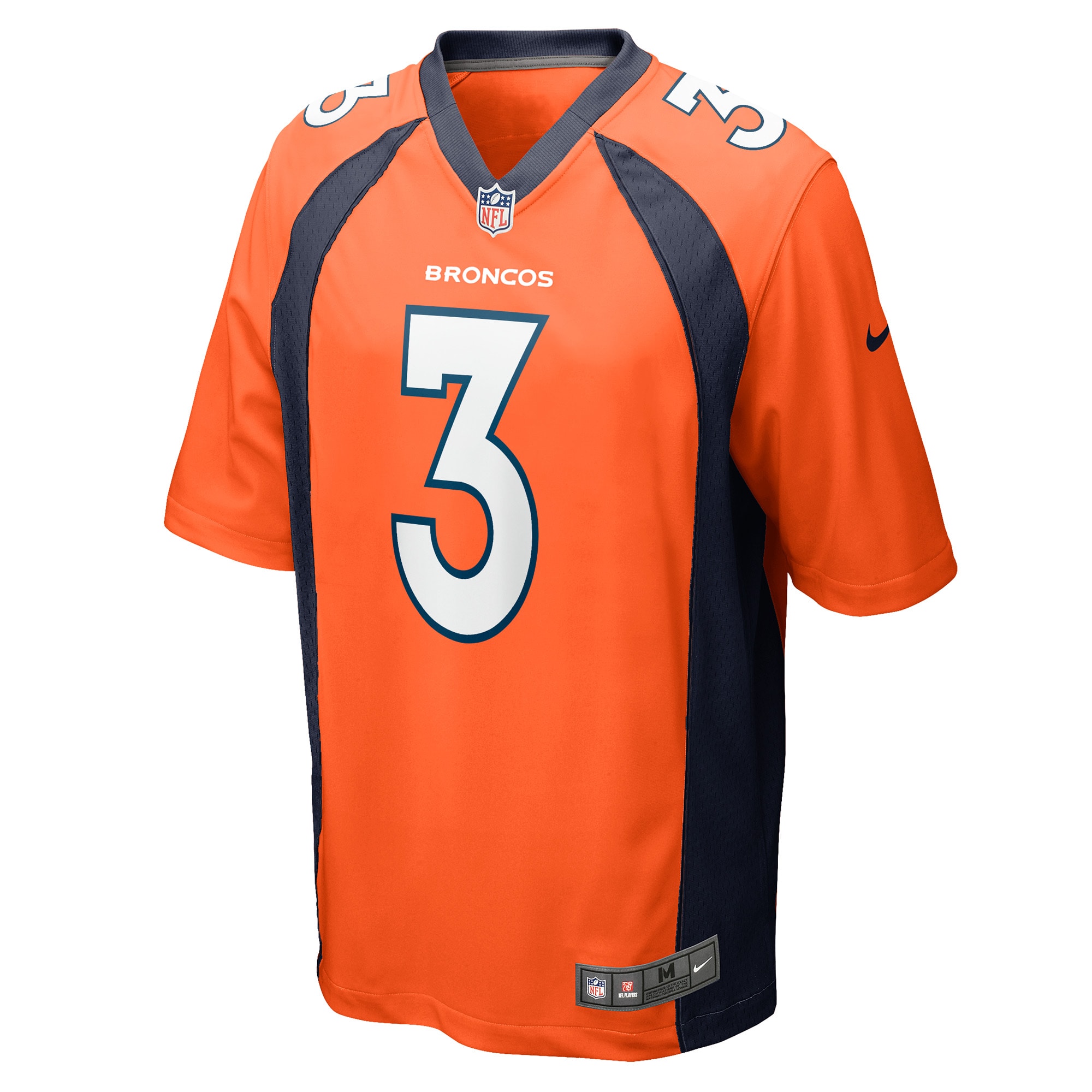 Russell Wilson Denver Broncos Nike Game Jersey – Orange Clowdercats