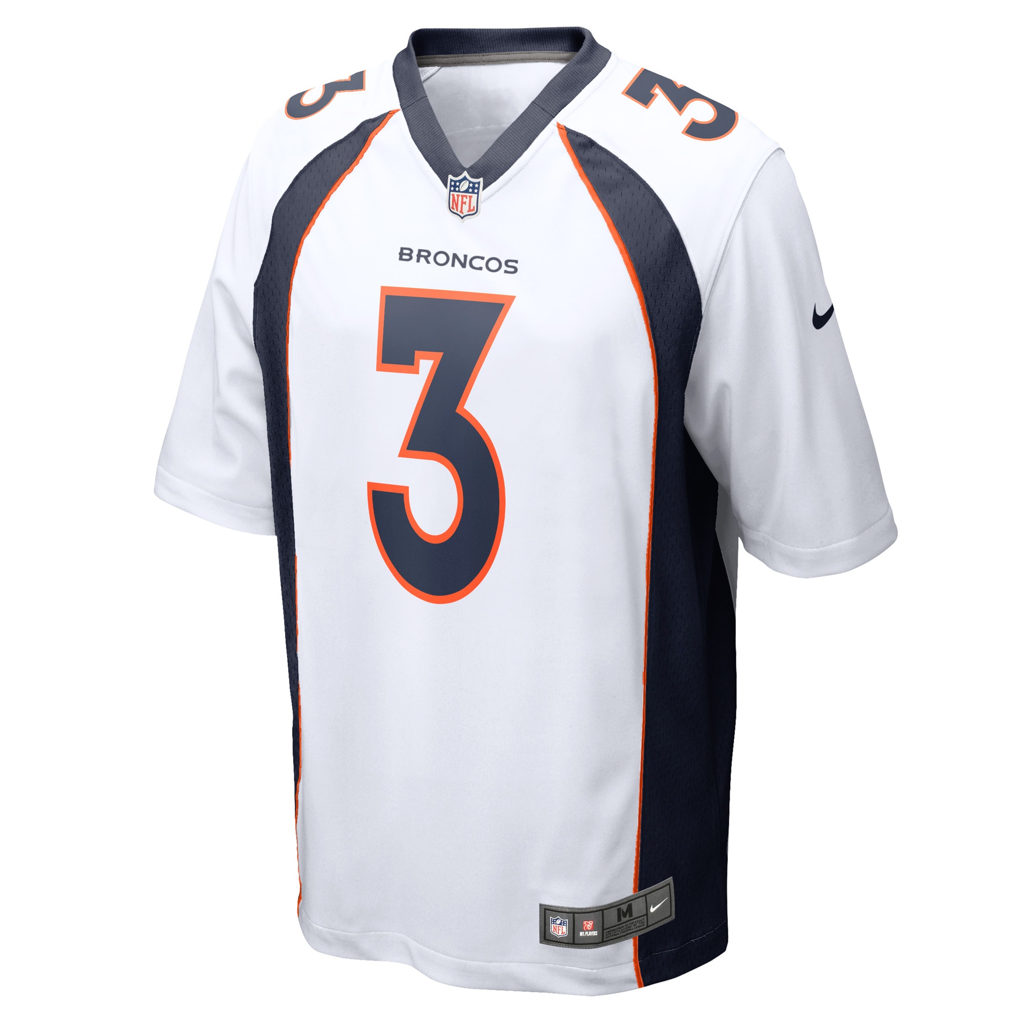 Russell Wilson Denver Broncos Nike Game Jersey – White Clowdercats