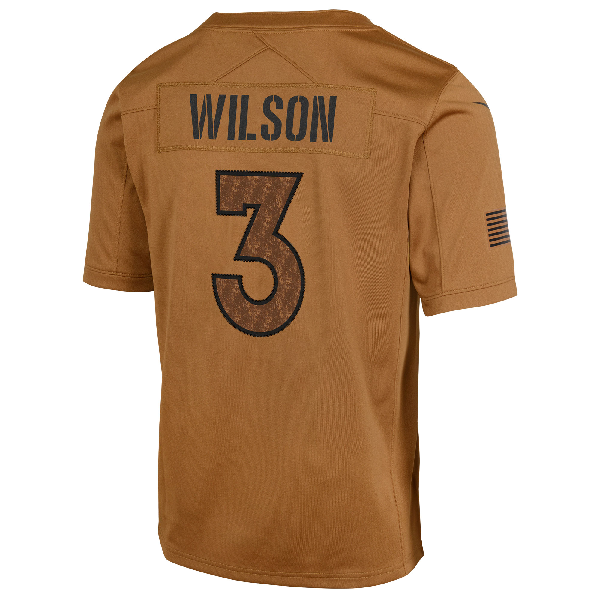 Russell Wilson Denver Broncos Nike Salute To Service Limited Jersey – Brown Clowdercats
