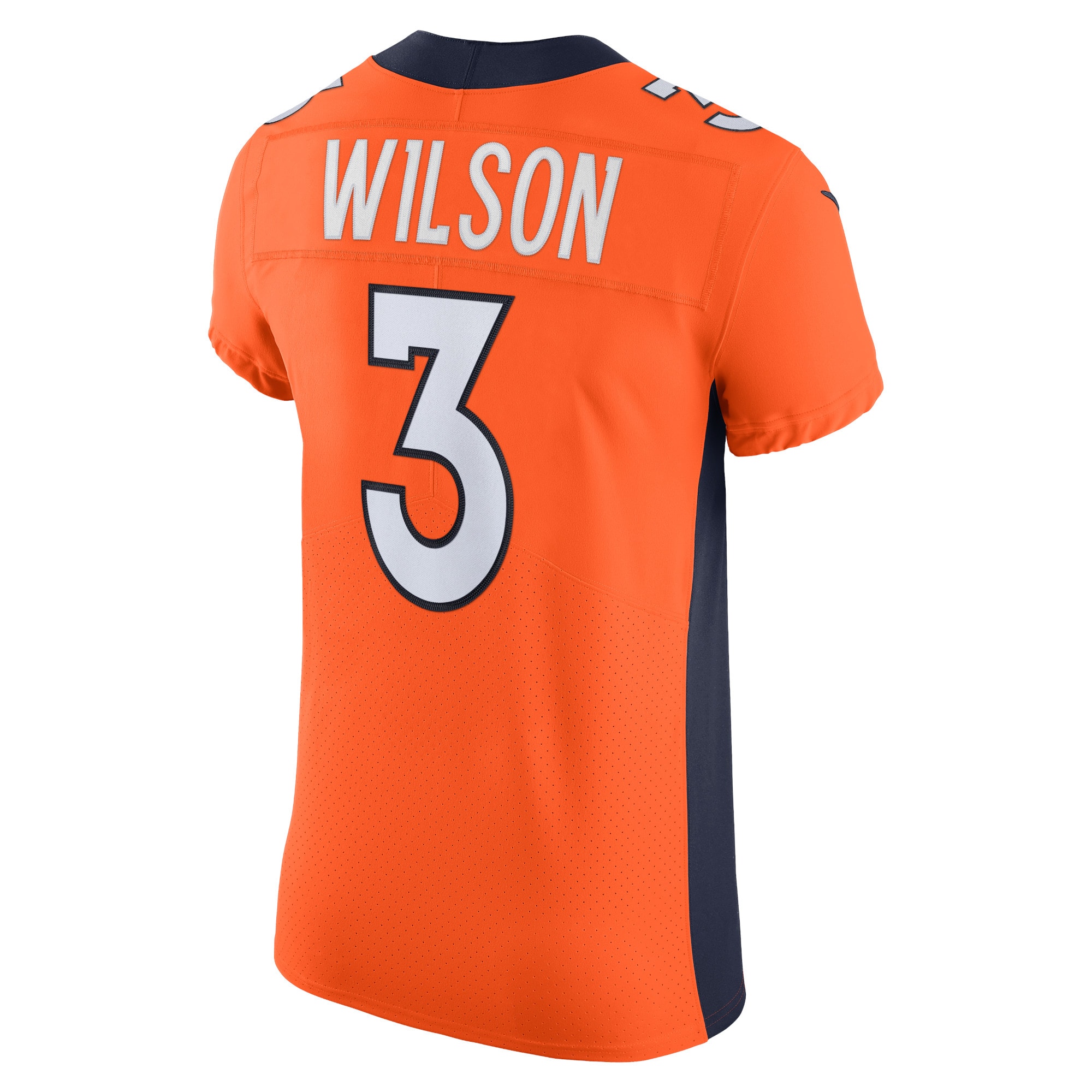 Russell Wilson Denver Broncos Nike Vapor Elite Jersey – Orange Clowdercats