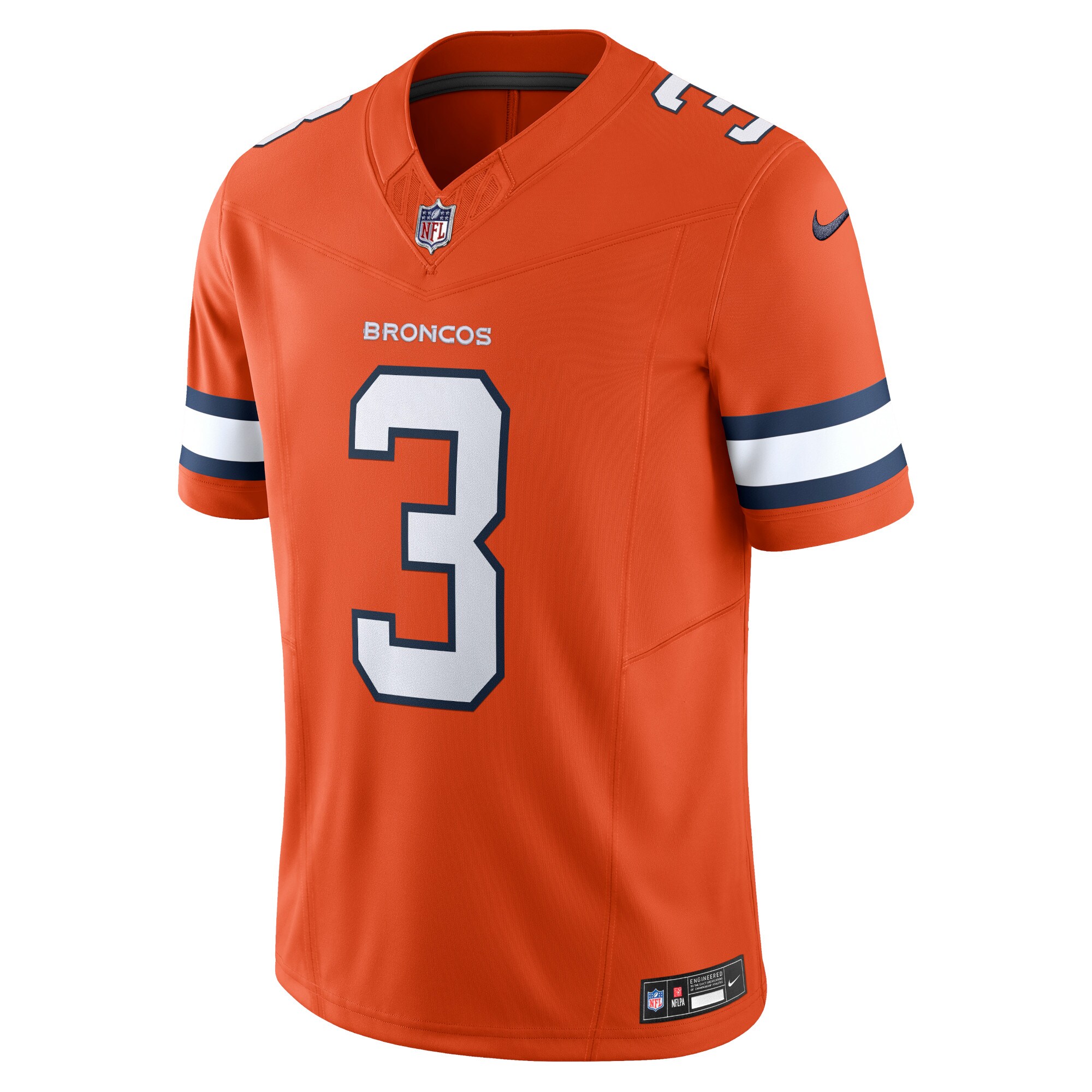 Russell Wilson Denver Broncos Nike Vapor F.U.S.E. Limited Jersey – Orange Clowdercats