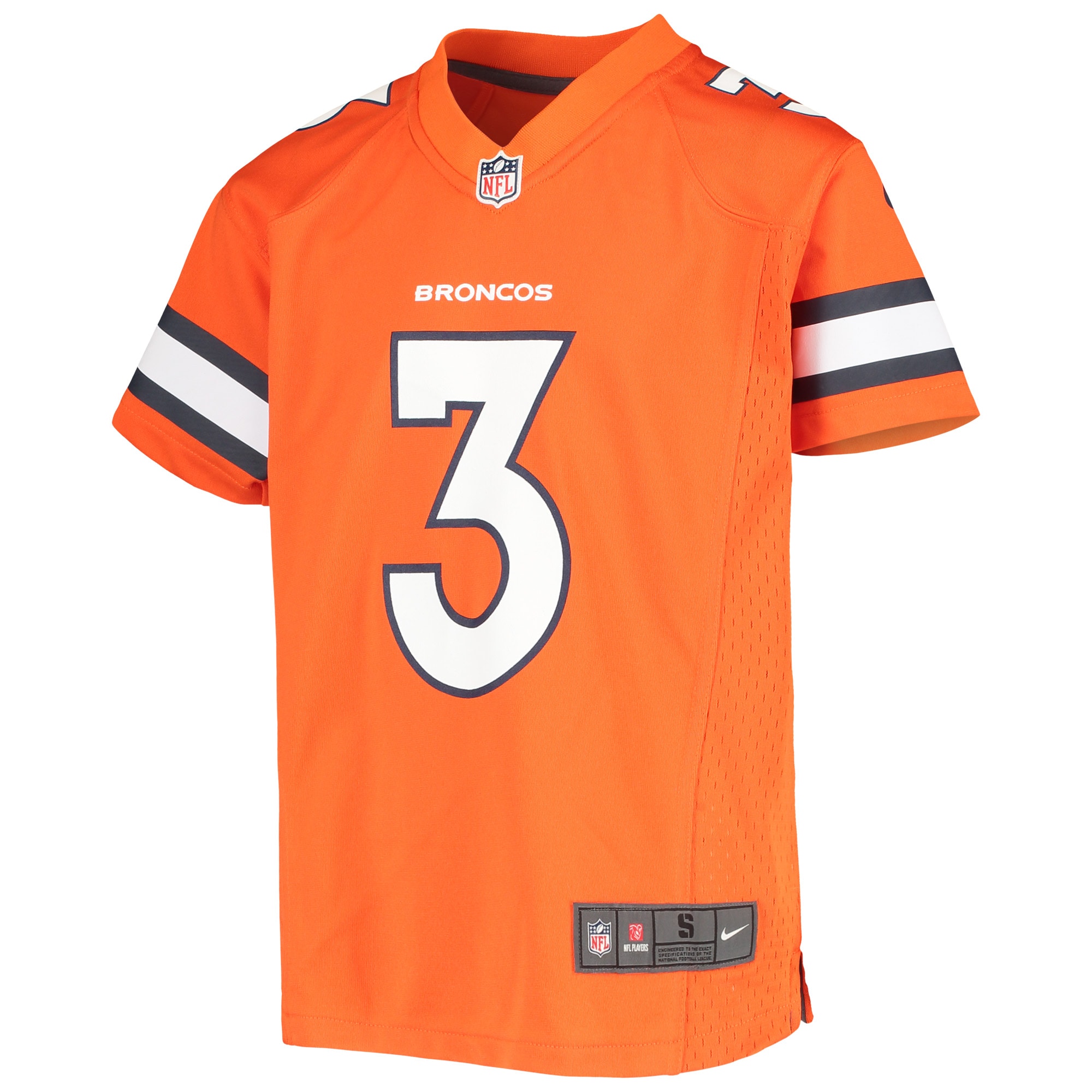 Russell Wilson Denver Broncos Nike Youth Game Jersey – Orange Clowdercats