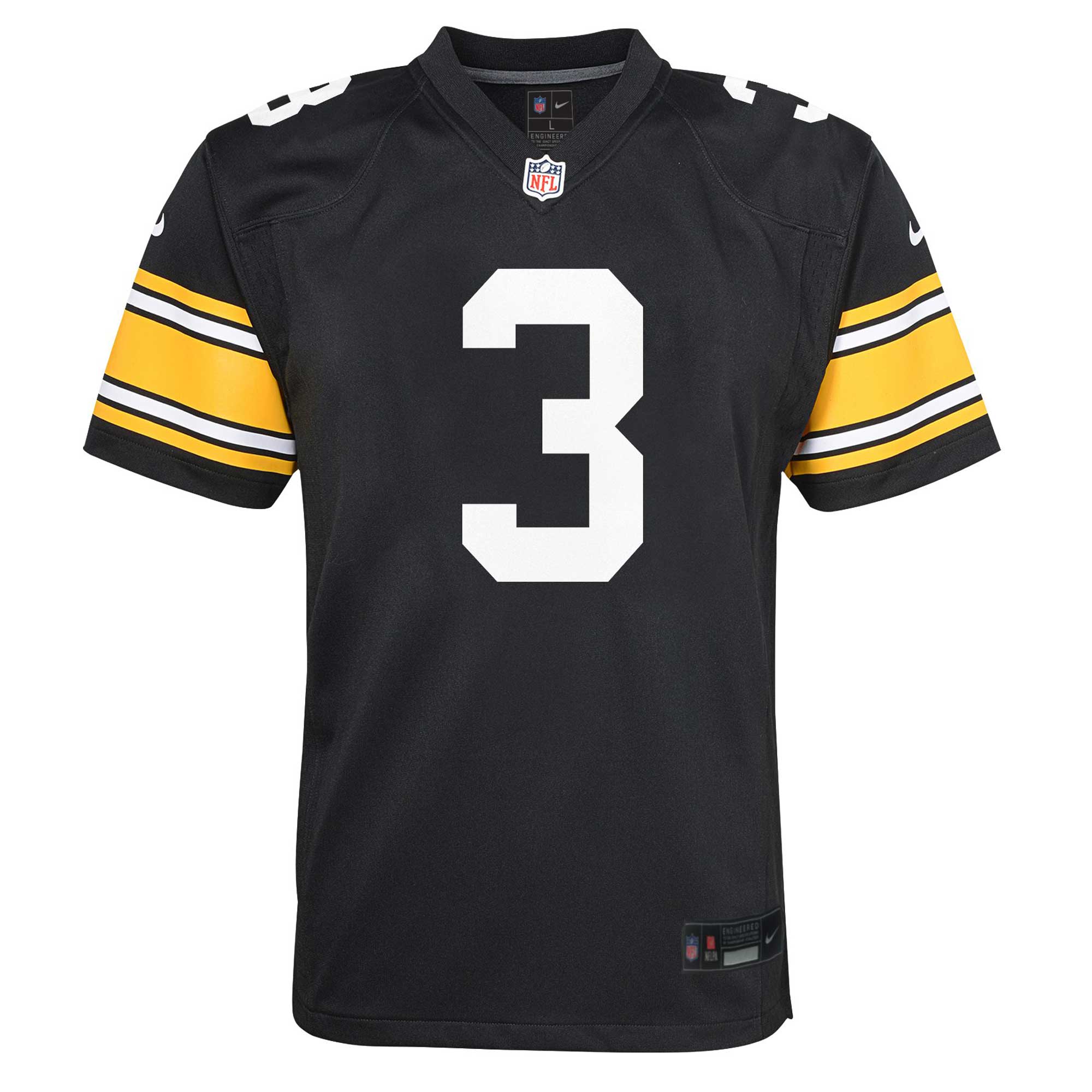 Russell Wilson Pittsburgh Steelers Nike Youth Alternate Player Game Jersey – Black Clowdercats