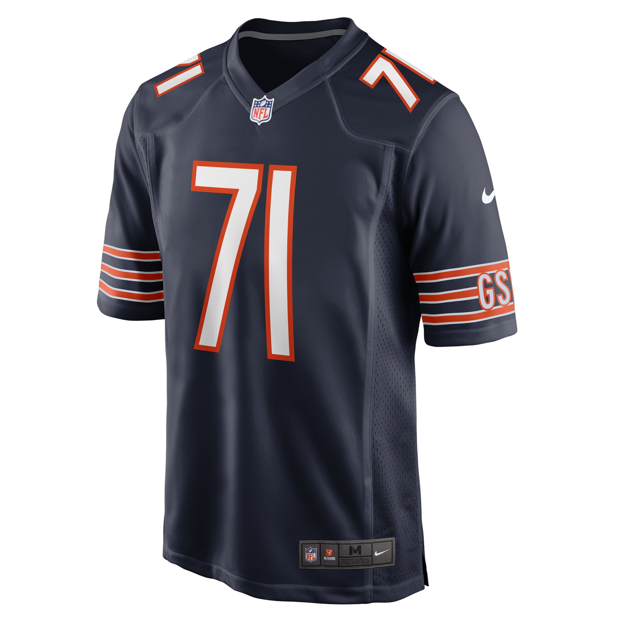Ryan Bates Chicago Bears Nike Game Jersey – Navy Clowdercats