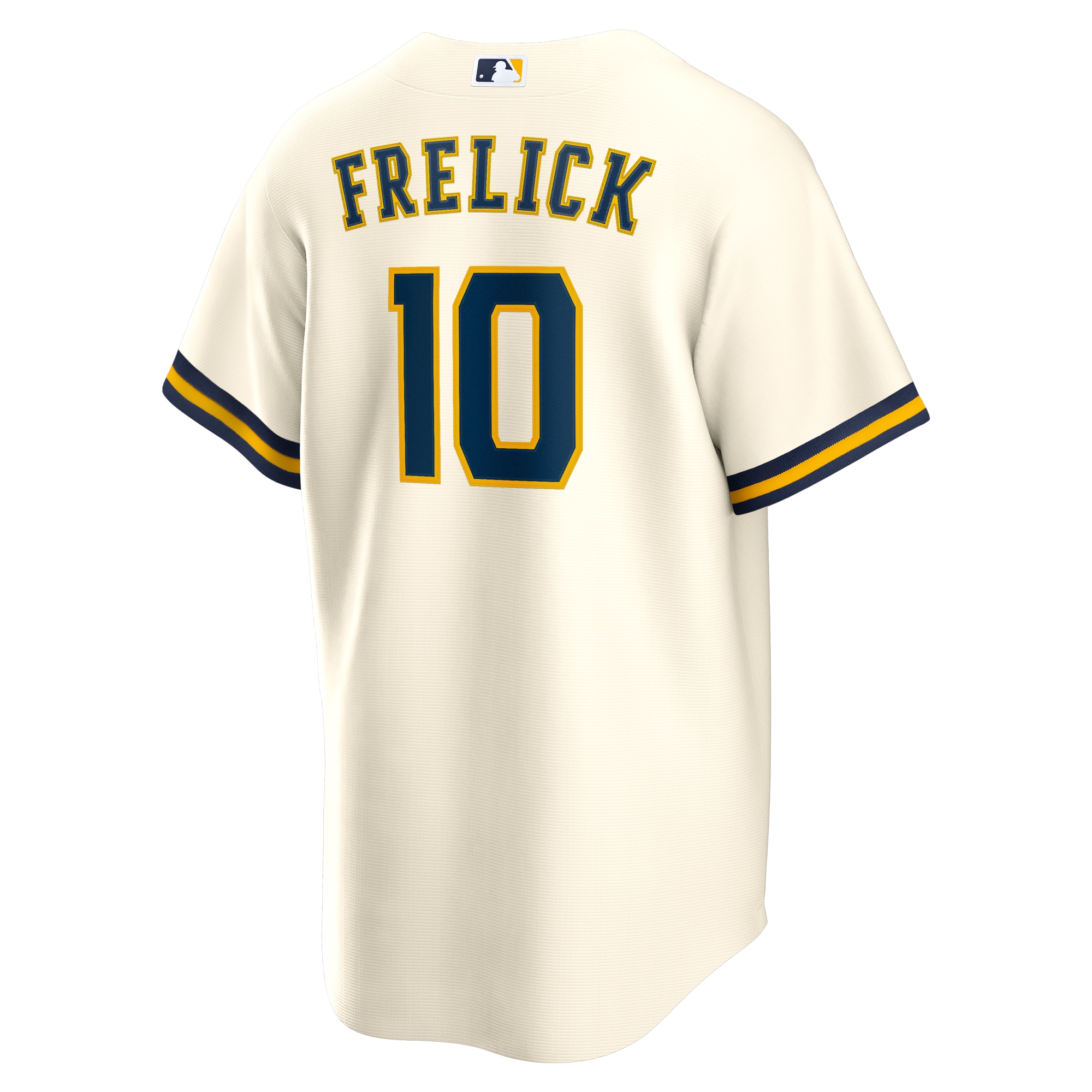 Sal Frelick Milwaukee Brewers Nike Home Replica Player Jersey – Cream