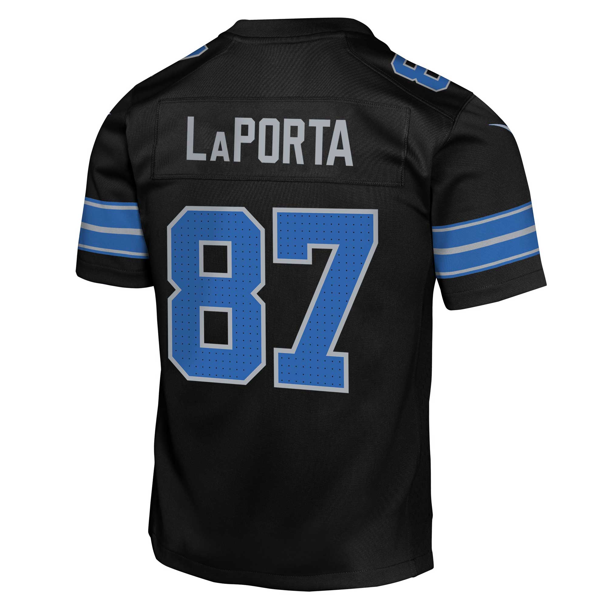 Sam LaPorta Detroit Lions Nike Youth Game Jersey – Black Clowdercats