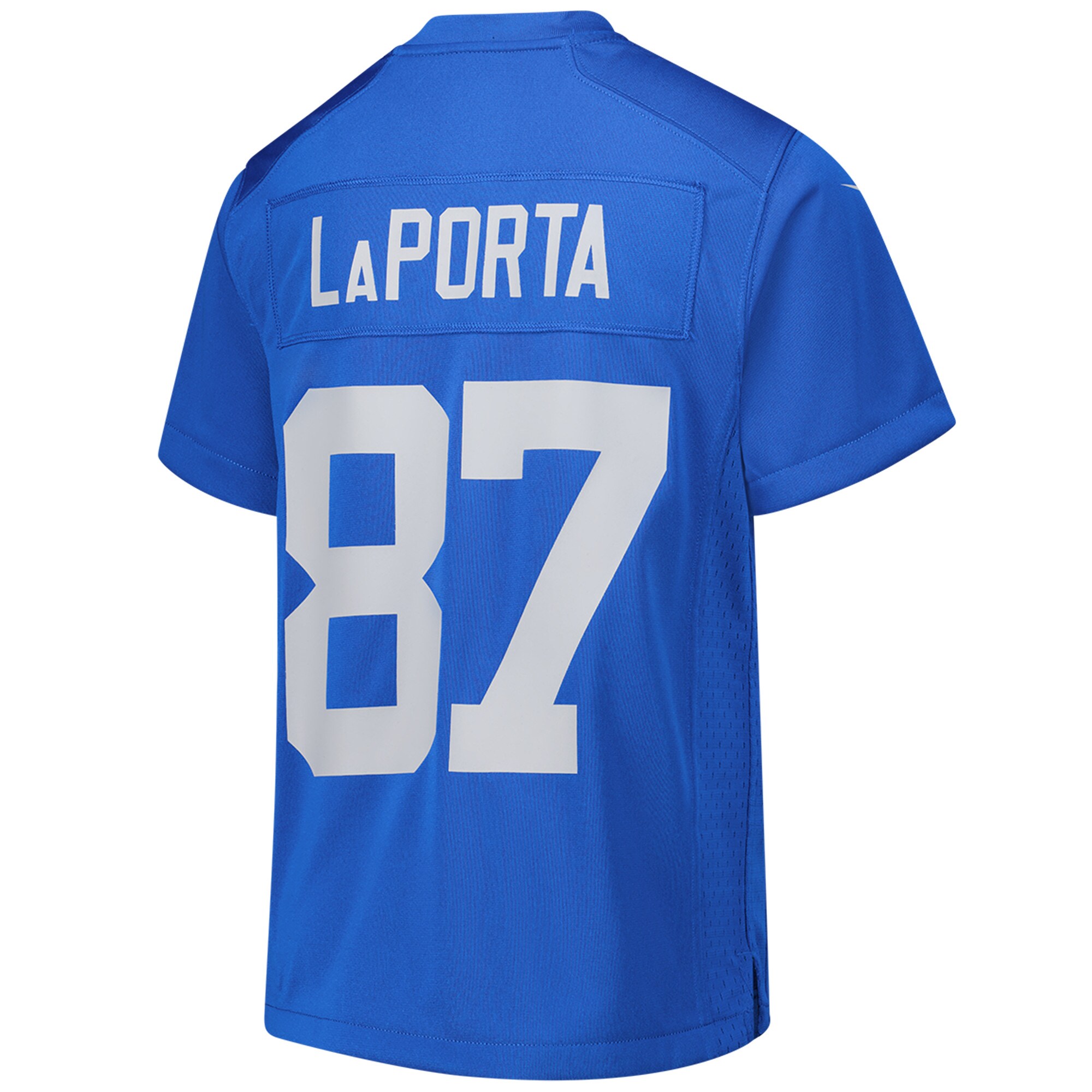 Sam LaPorta Detroit Lions Nike Youth Game Jersey – Blue Clowdercats