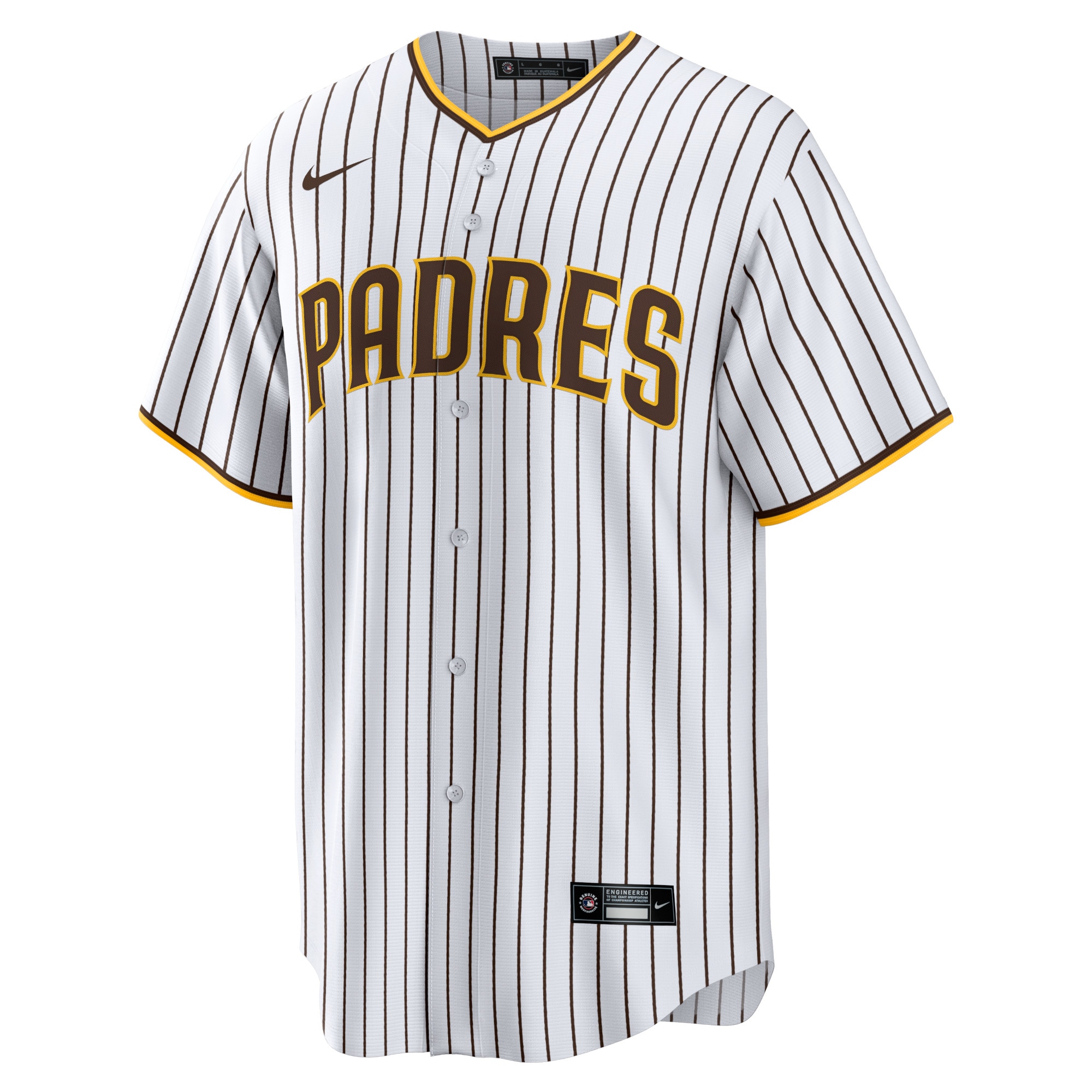 San Diego Padres Nike Home Replica Team Jersey – White
