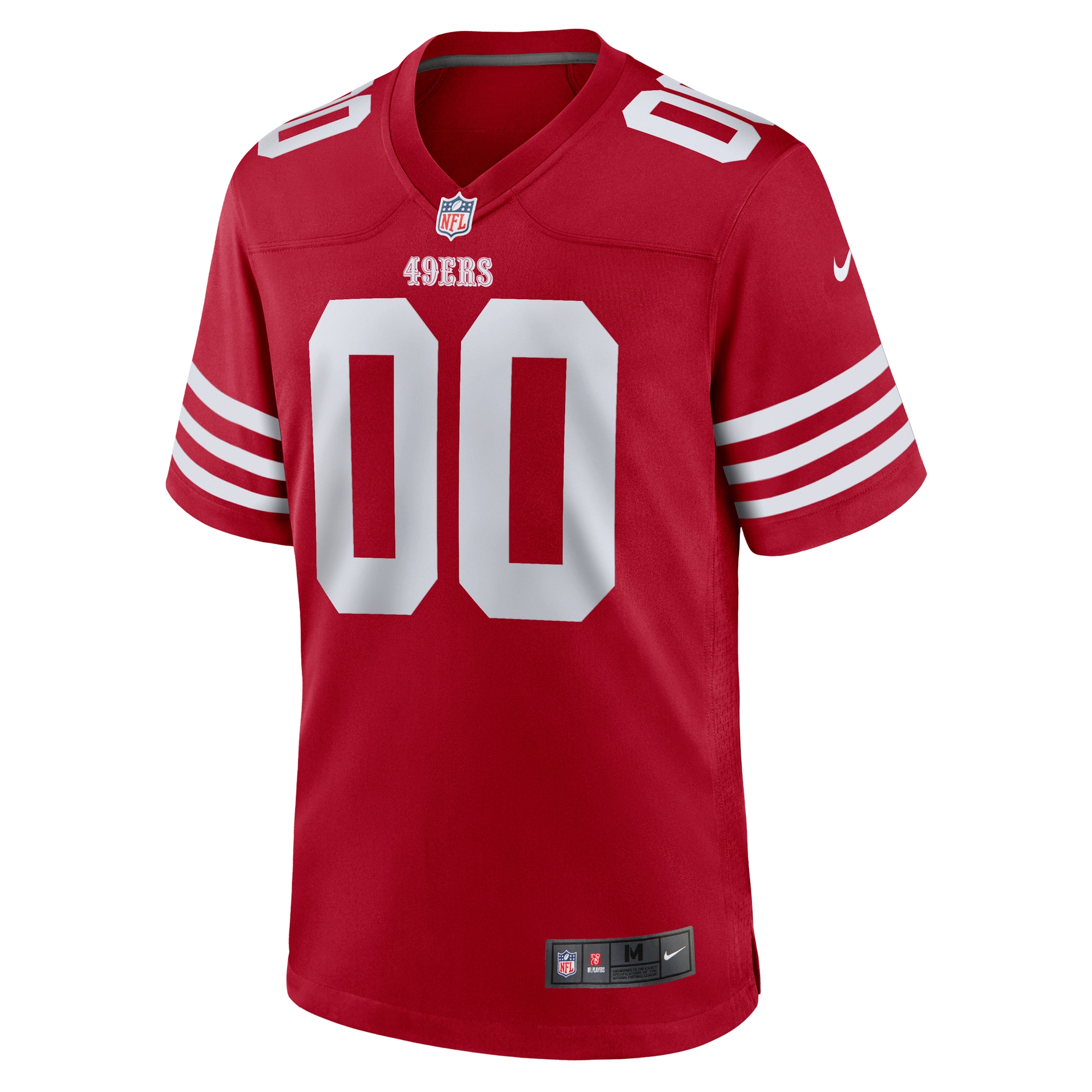 San Francisco 49ers Nike Youth Game Custom Jersey – Scarlet Clowdercats
