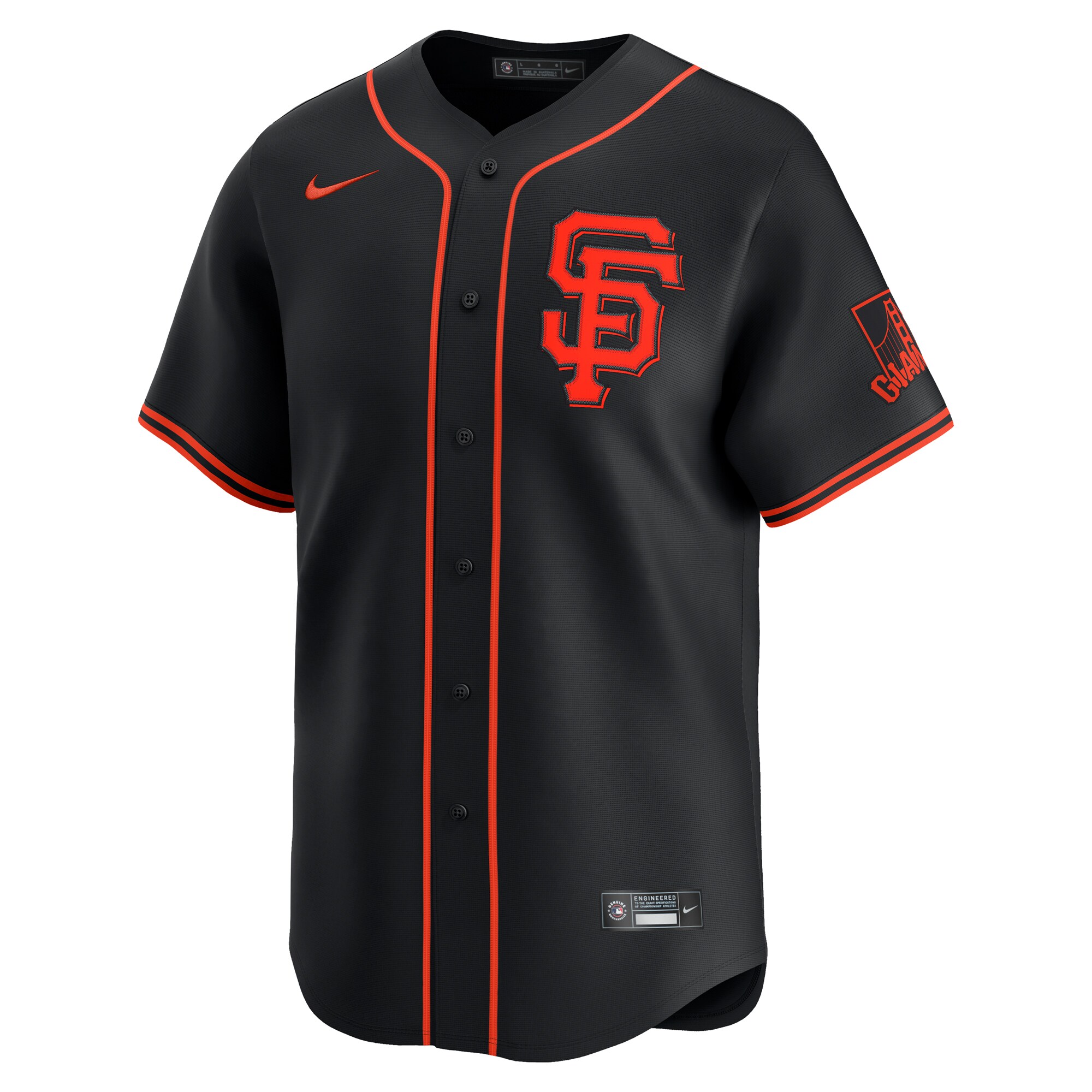 San Francisco Giants Nike Alternate Limited Jersey – Black