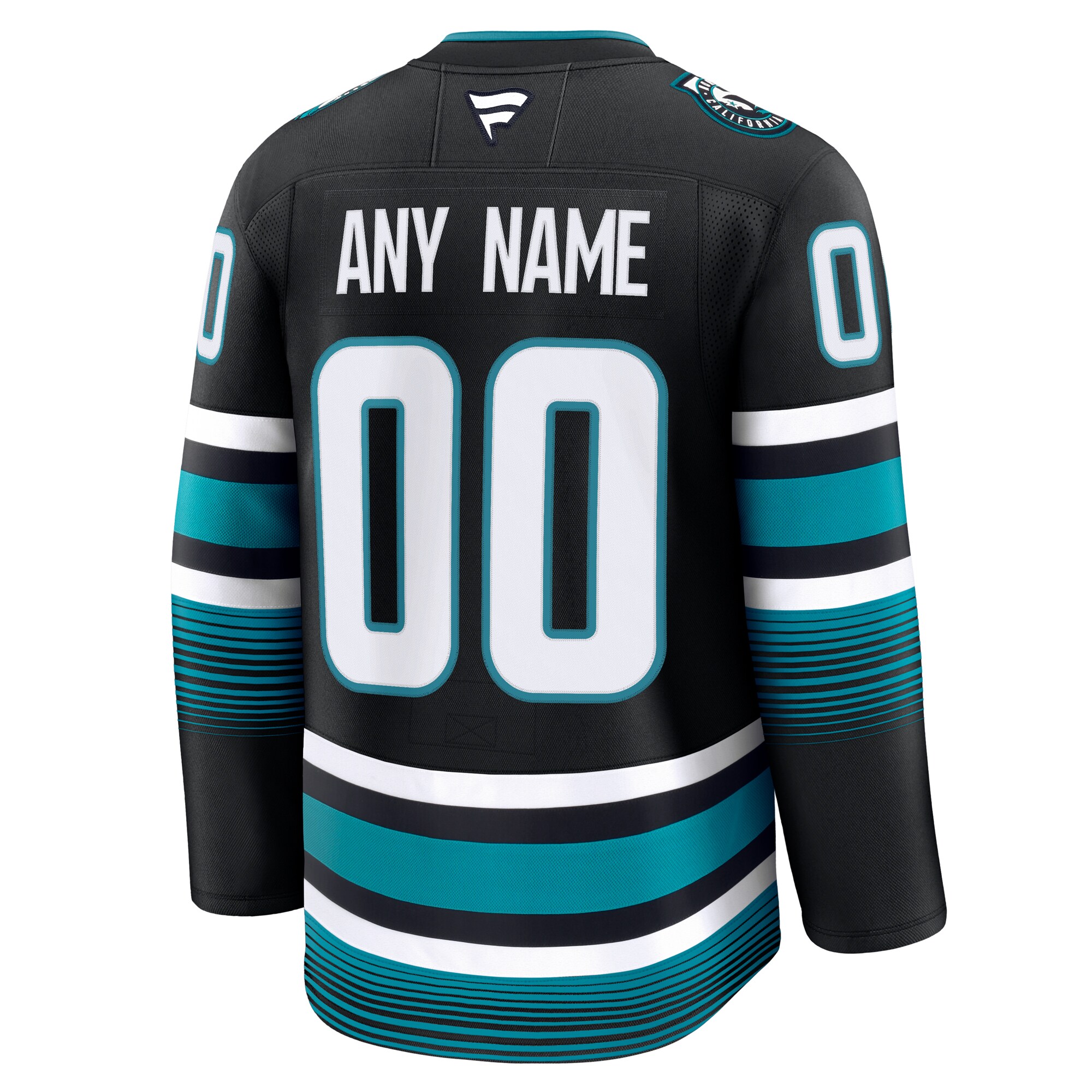 San Jose Sharks Fanatics Alternate Premium Custom Jersey – Black Clowdercats