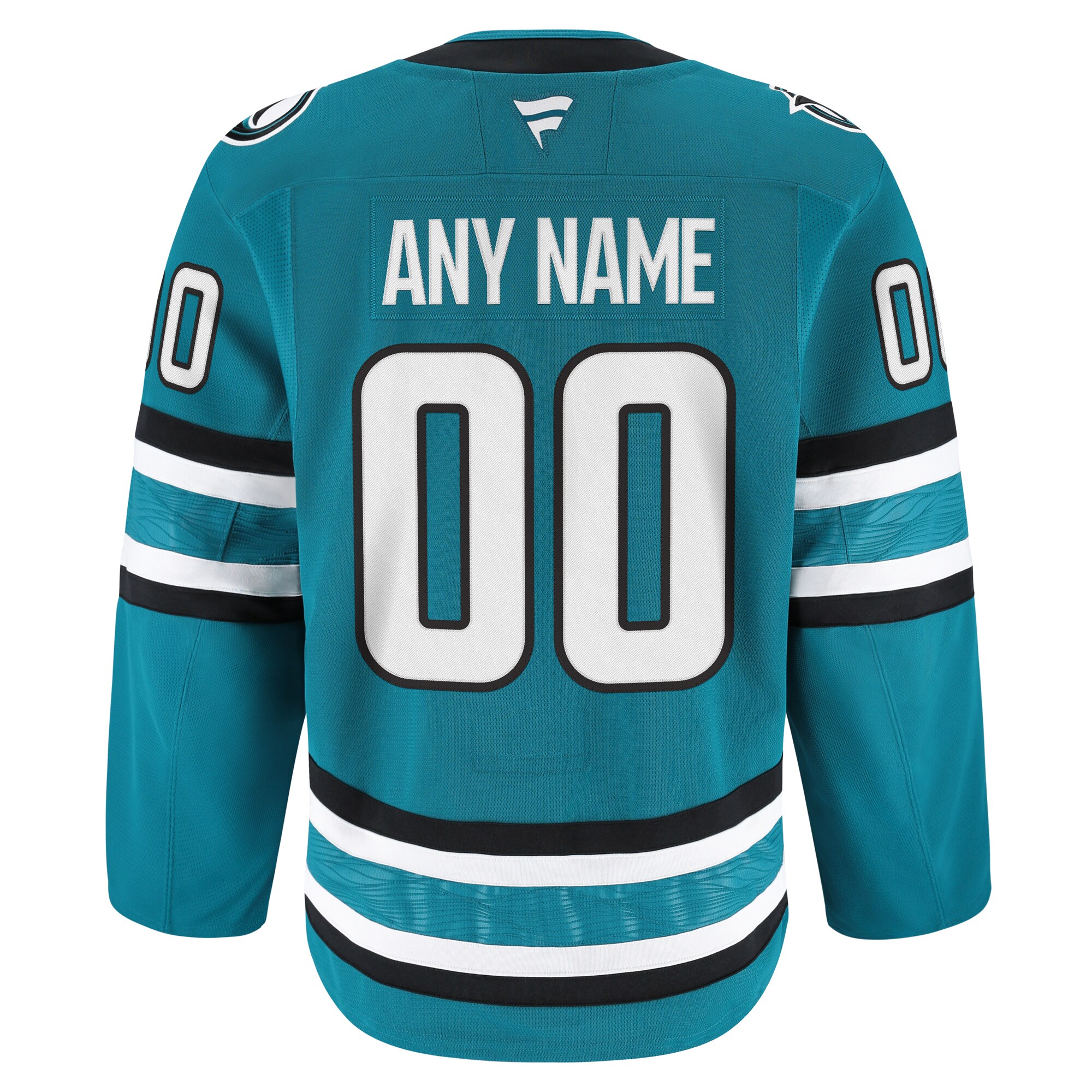 San Jose Sharks Fanatics Home Authentic Pro Custom Jersey – Teal Clowdercats