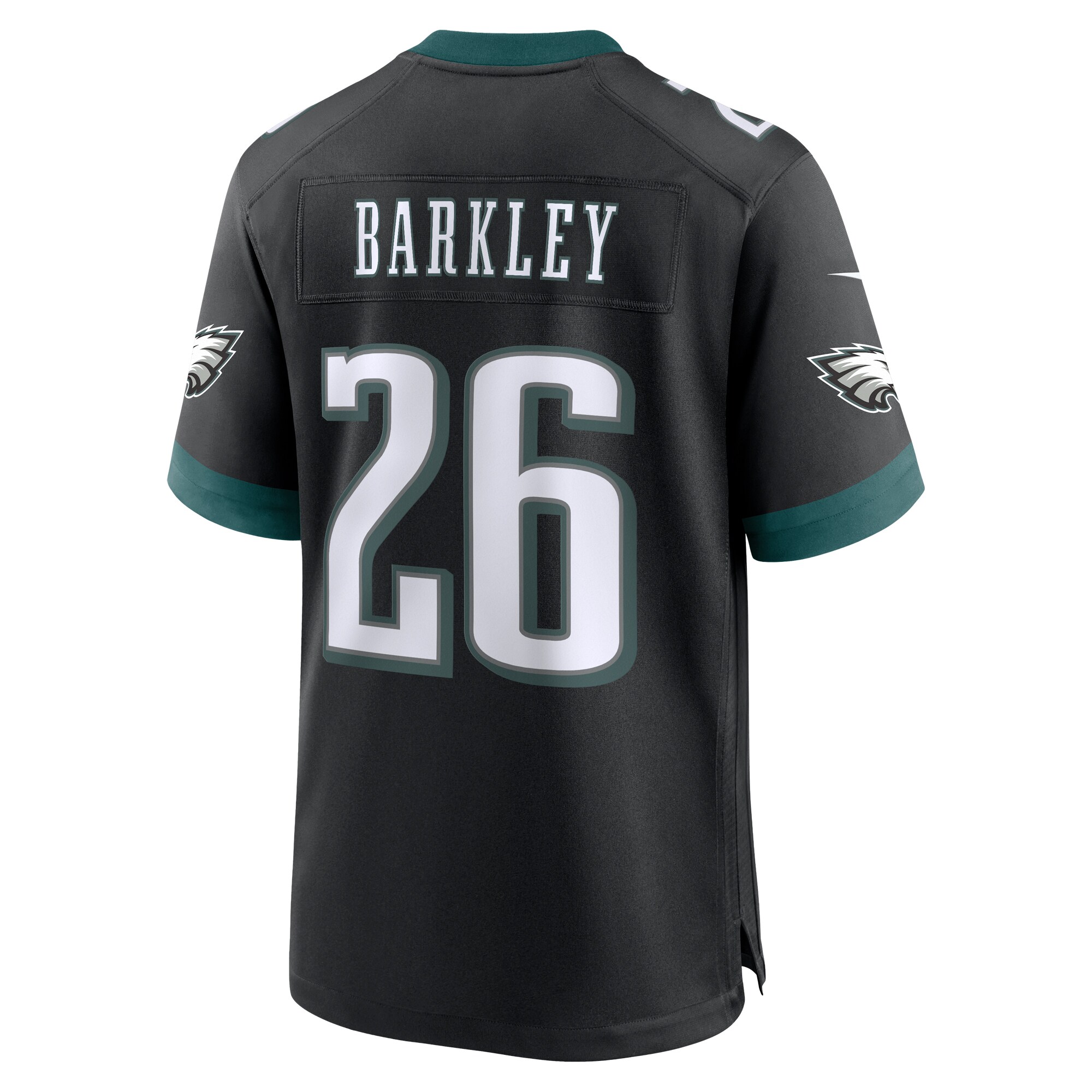 Saquon Barkley Philadelphia Eagles Nike Alternate Game Jersey – Black Clowdercats