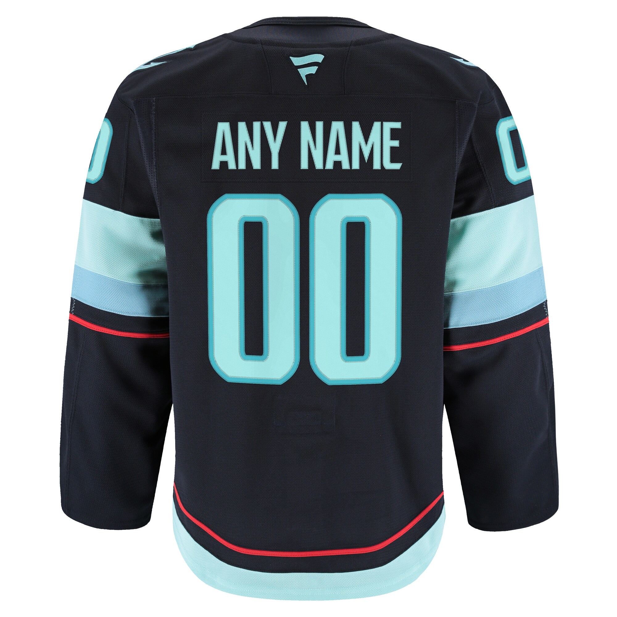 Seattle Kraken Fanatics Home Authentic Pro Custom Jersey – Navy Clowdercats