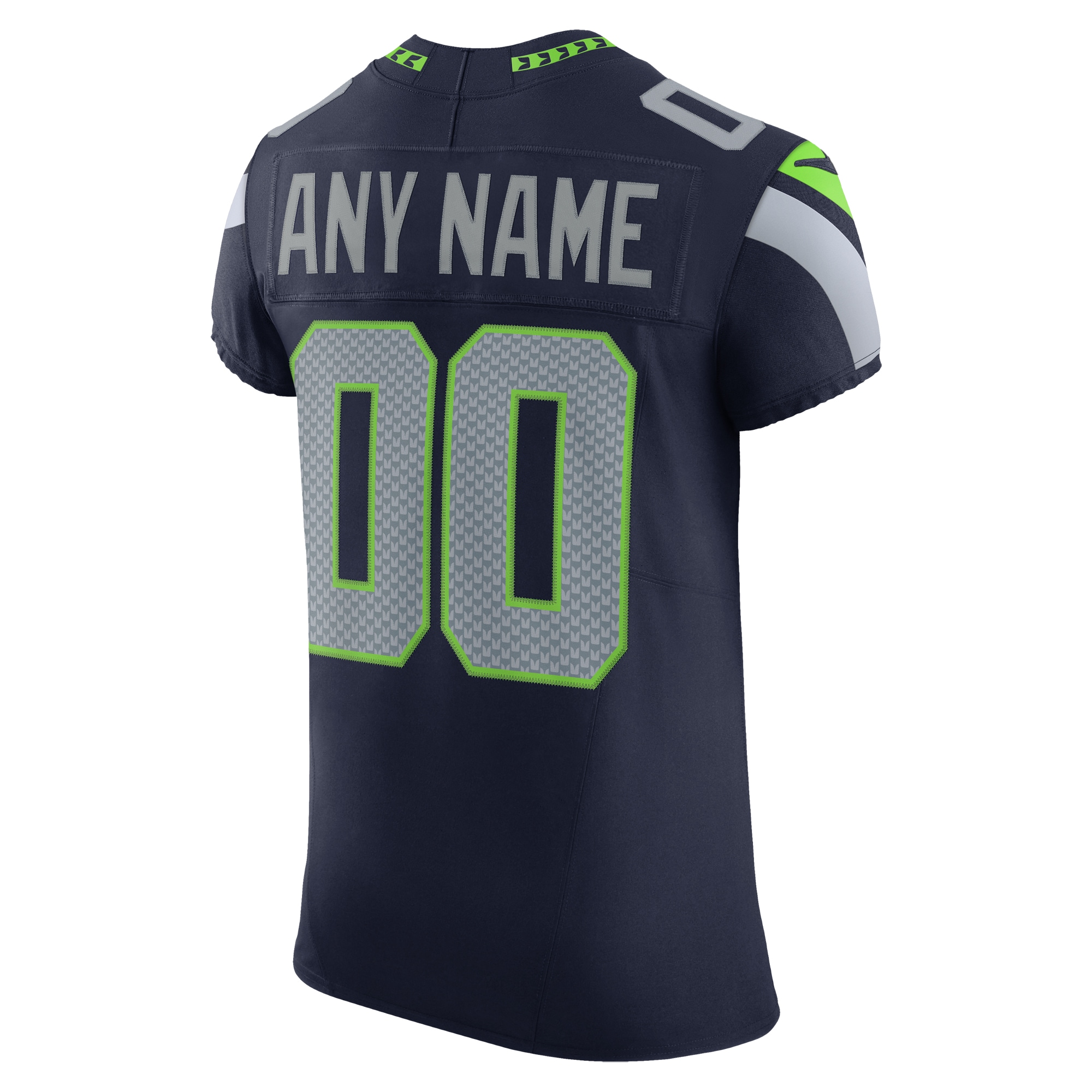 Seattle Seahawks Nike Vapor F.U.S.E. Elite Custom Jersey – College Navy Clowdercats