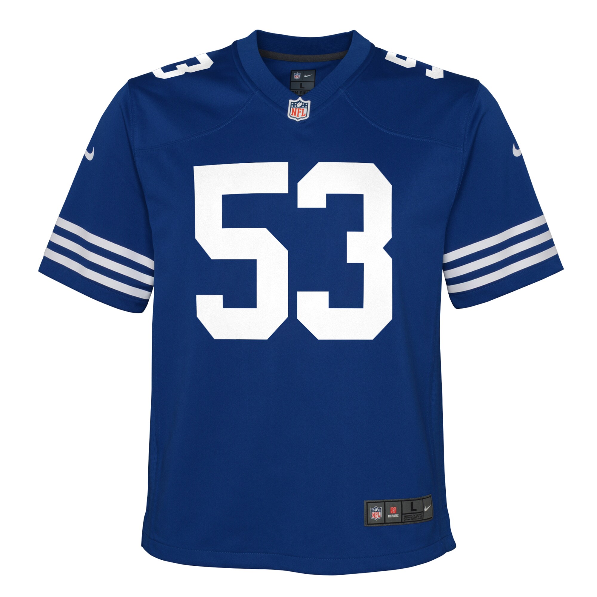 Shaquille Leonard Indianapolis Colts Nike Youth Game Jersey – Royal Clowdercats