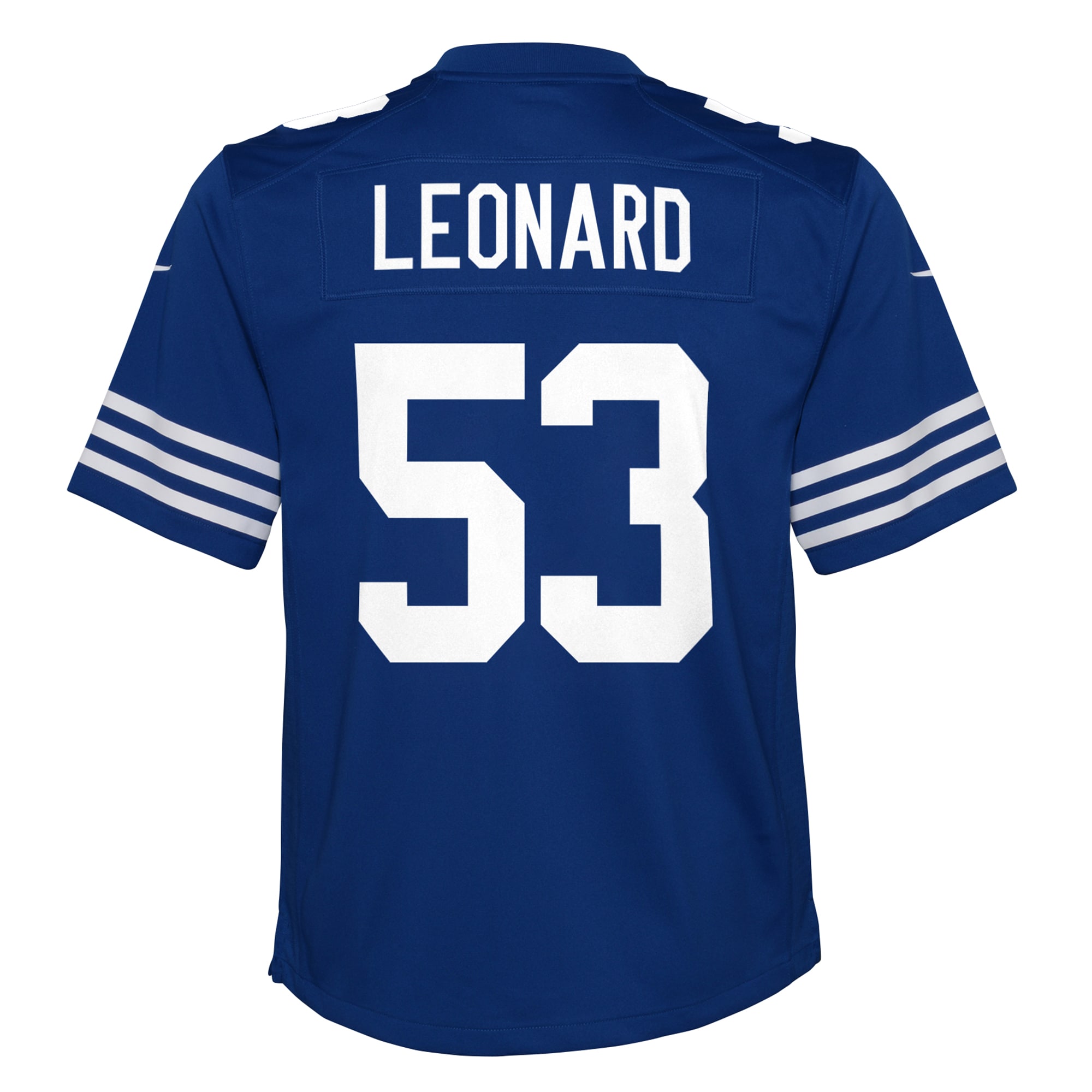 Shaquille Leonard Indianapolis Colts Nike Youth Game Jersey – Royal Clowdercats