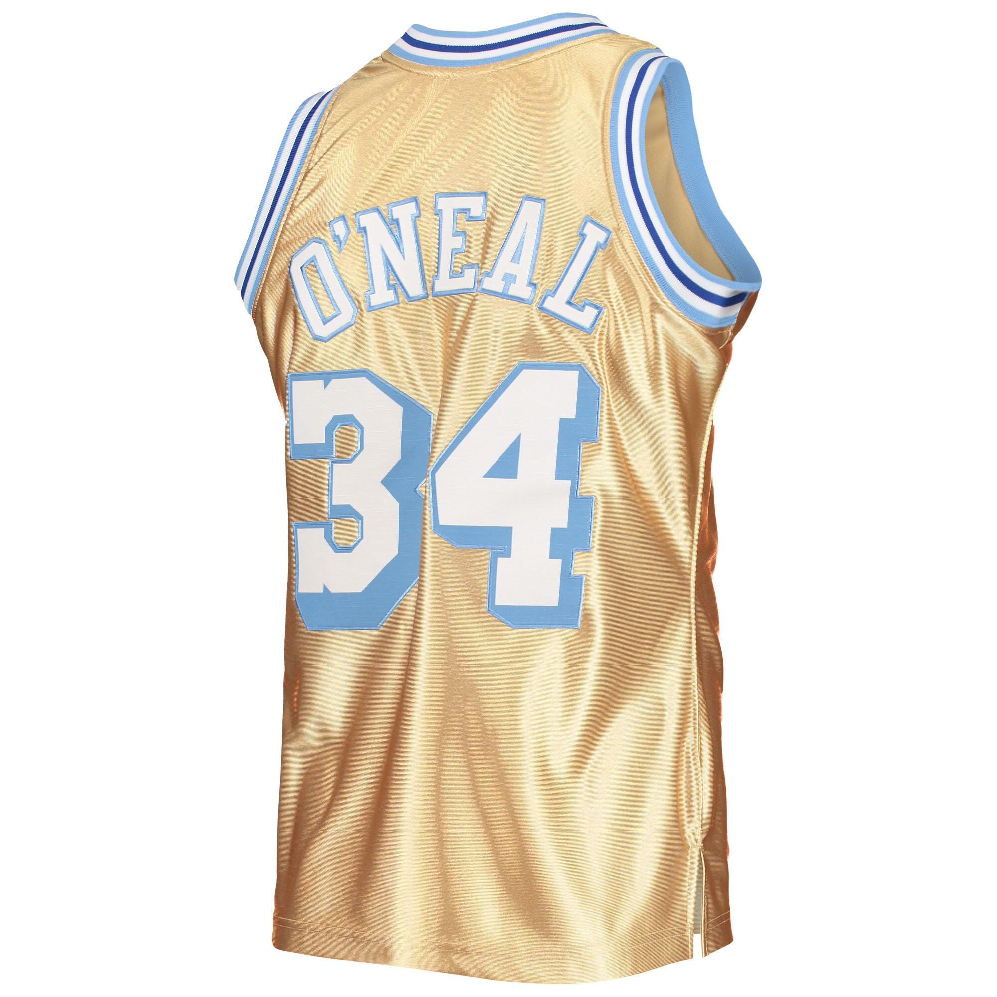 Shaquille O’Neal Los Angeles Lakers Mitchell & Ness 75th Anniversary 1996/97 Hardwood Classics Swingman Jersey – Gold Clowdercats