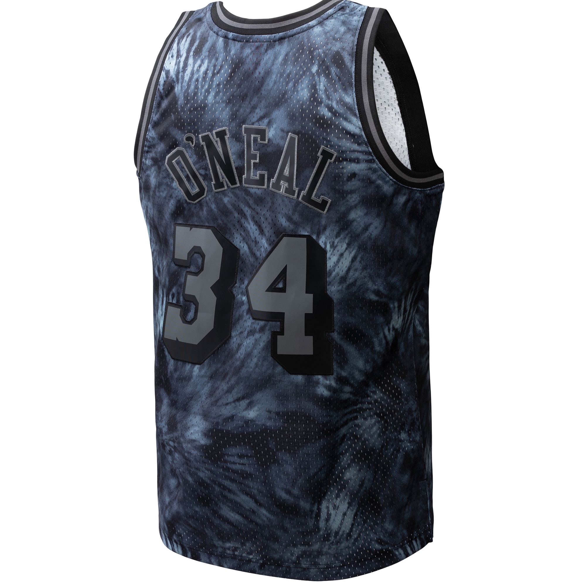 Shaquille O’Neal Los Angeles Lakers Mitchell & Ness Hardwood Classics 1996/97 Tie-Dye Swingman Jersey – Black Clowdercats
