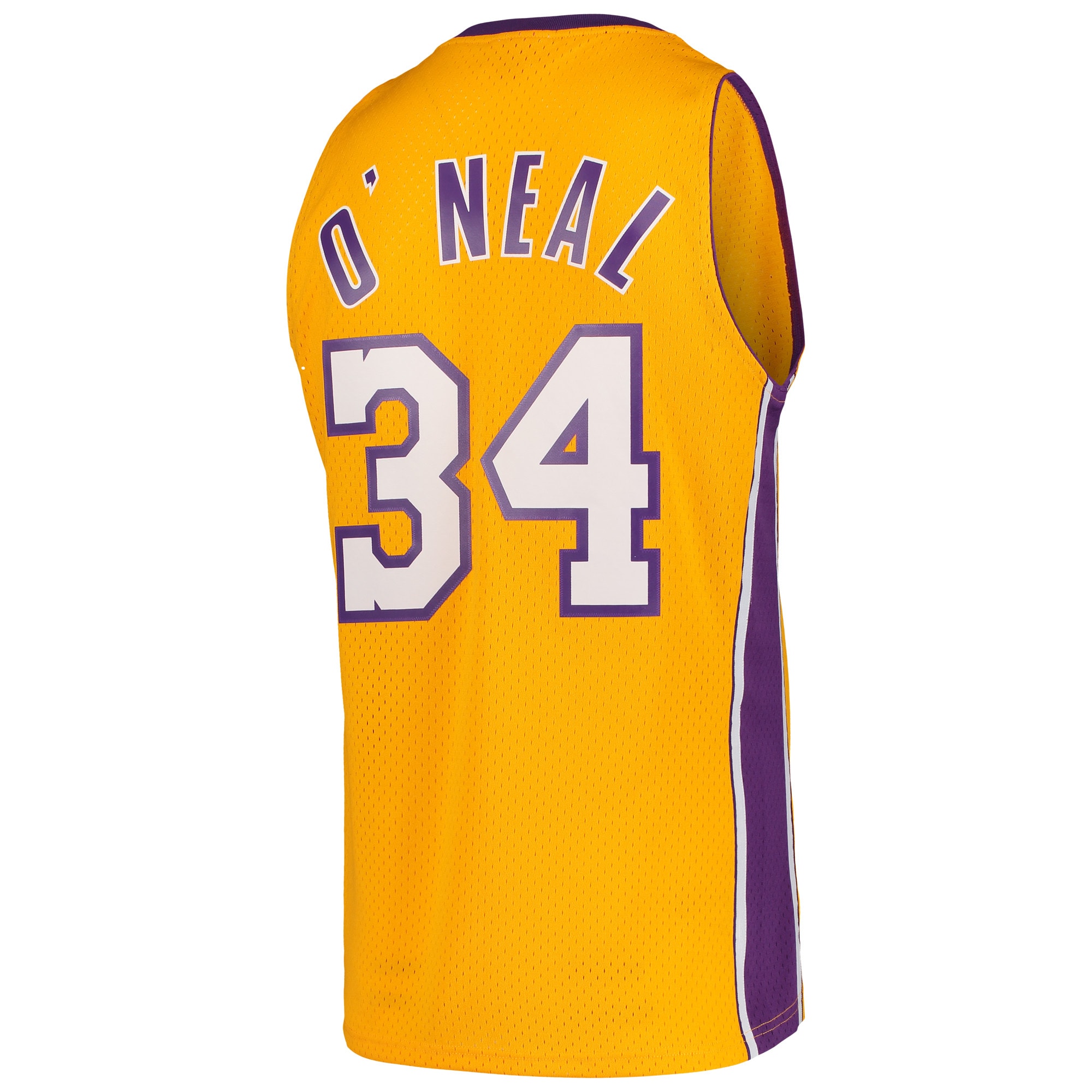 Shaquille O’Neal Los Angeles Lakers Mitchell & Ness Hardwood Classics Swingman Jersey – Gold Clowdercats
