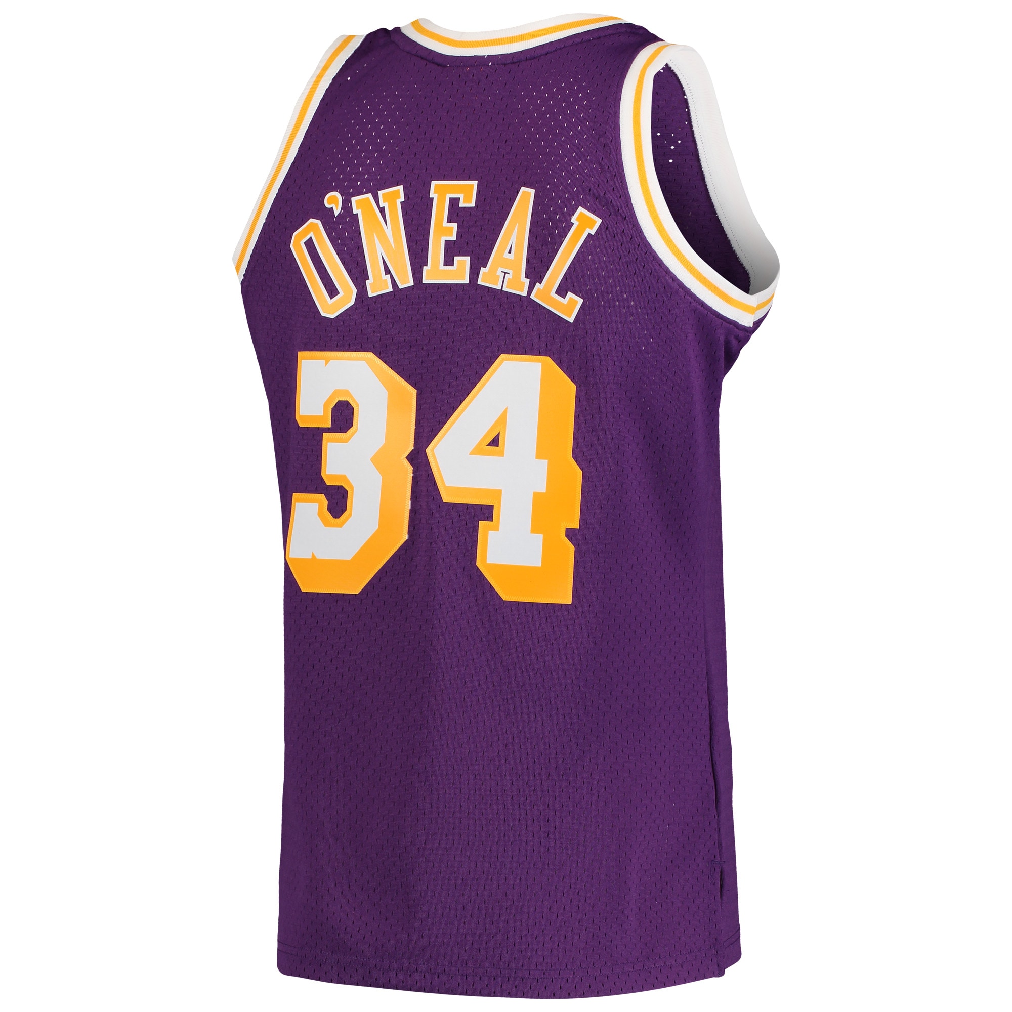 Shaquille O’Neal Los Angeles Lakers Mitchell & Ness Hardwood Classics Swingman Jersey – Purple Clowdercats