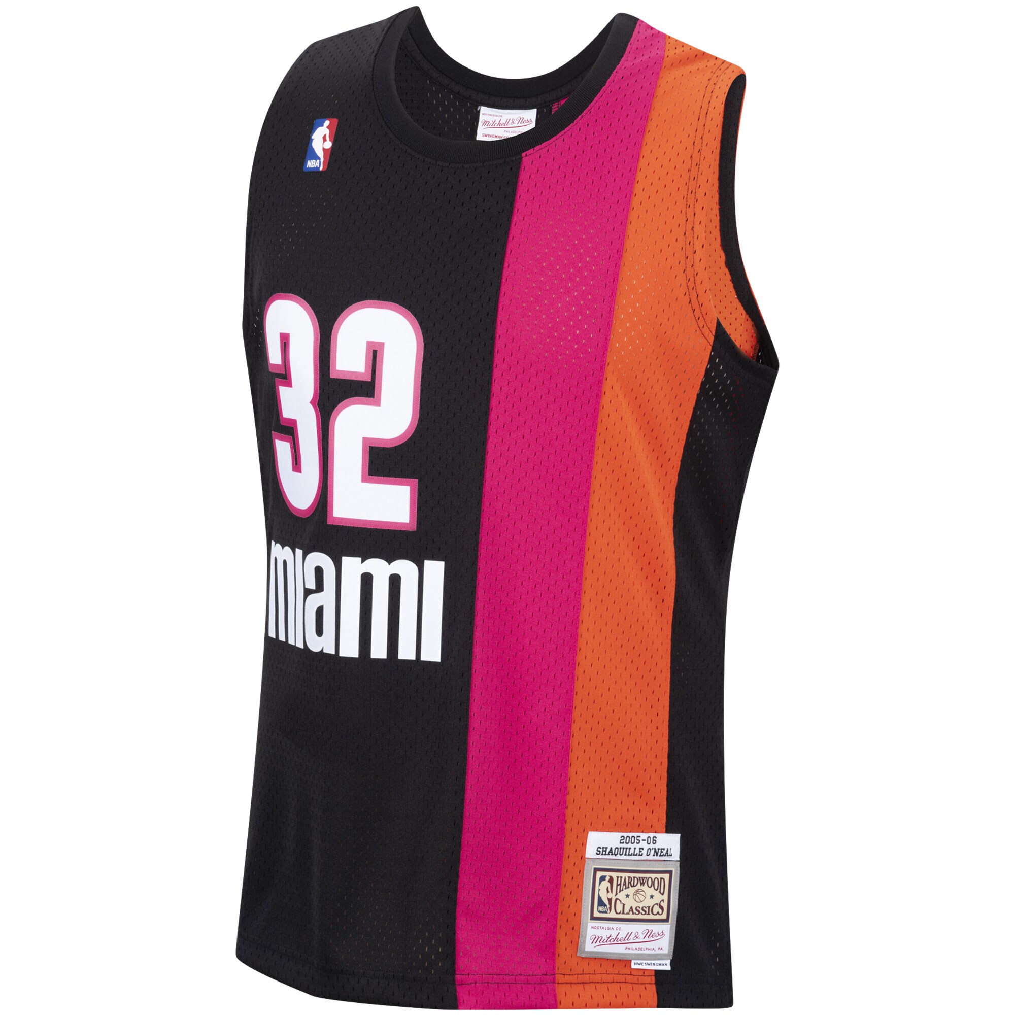 Shaquille O’Neal Miami Heat Mitchell & Ness 2005/06 Hardwood Classics Swingman Jersey – Black Clowdercats