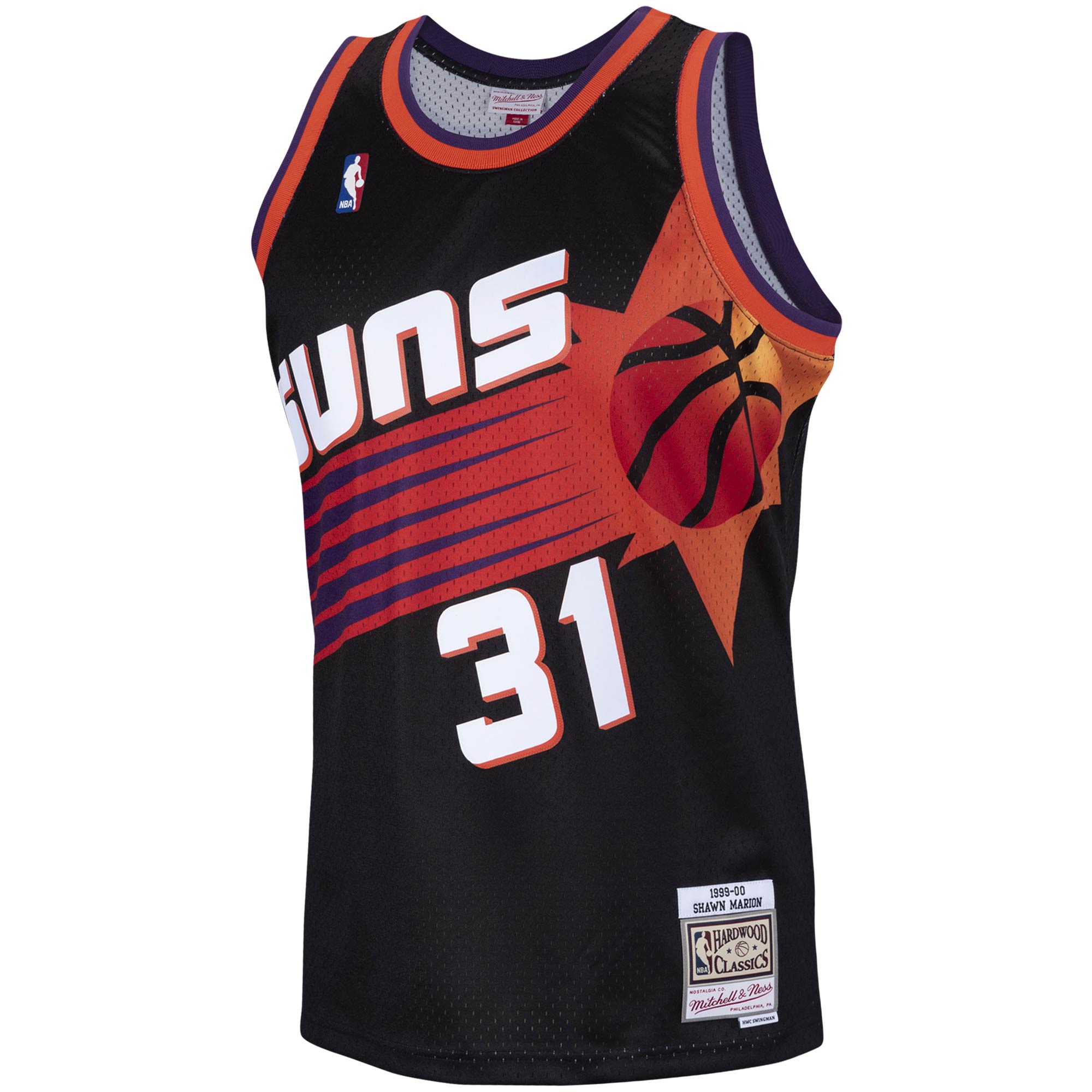Shawn Marion Phoenix Suns Mitchell & Ness 1999/00 Hardwood Classics Swingman Jersey – Black Clowdercats