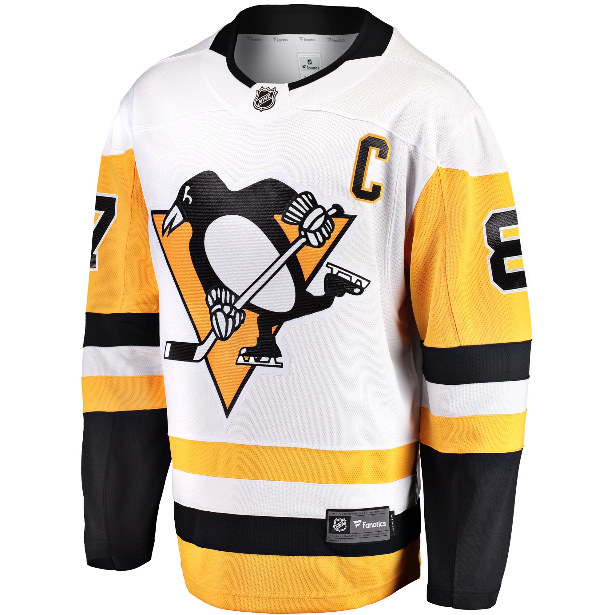 Sidney Crosby Pittsburgh Penguins Fanatics Breakaway Jersey – White Clowdercats