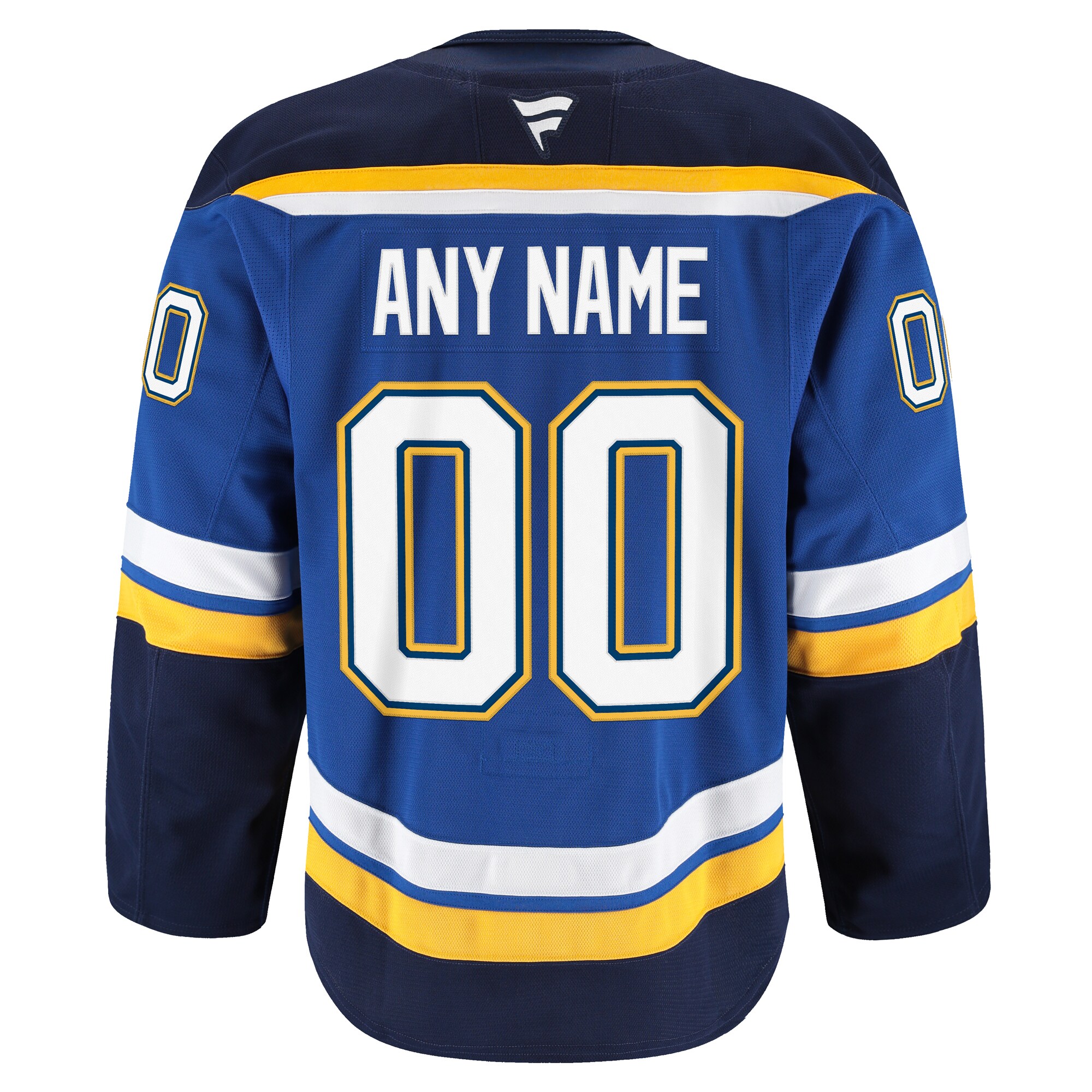 St. Louis Blues Fanatics Home Authentic Pro Custom Jersey – Blue Clowdercats