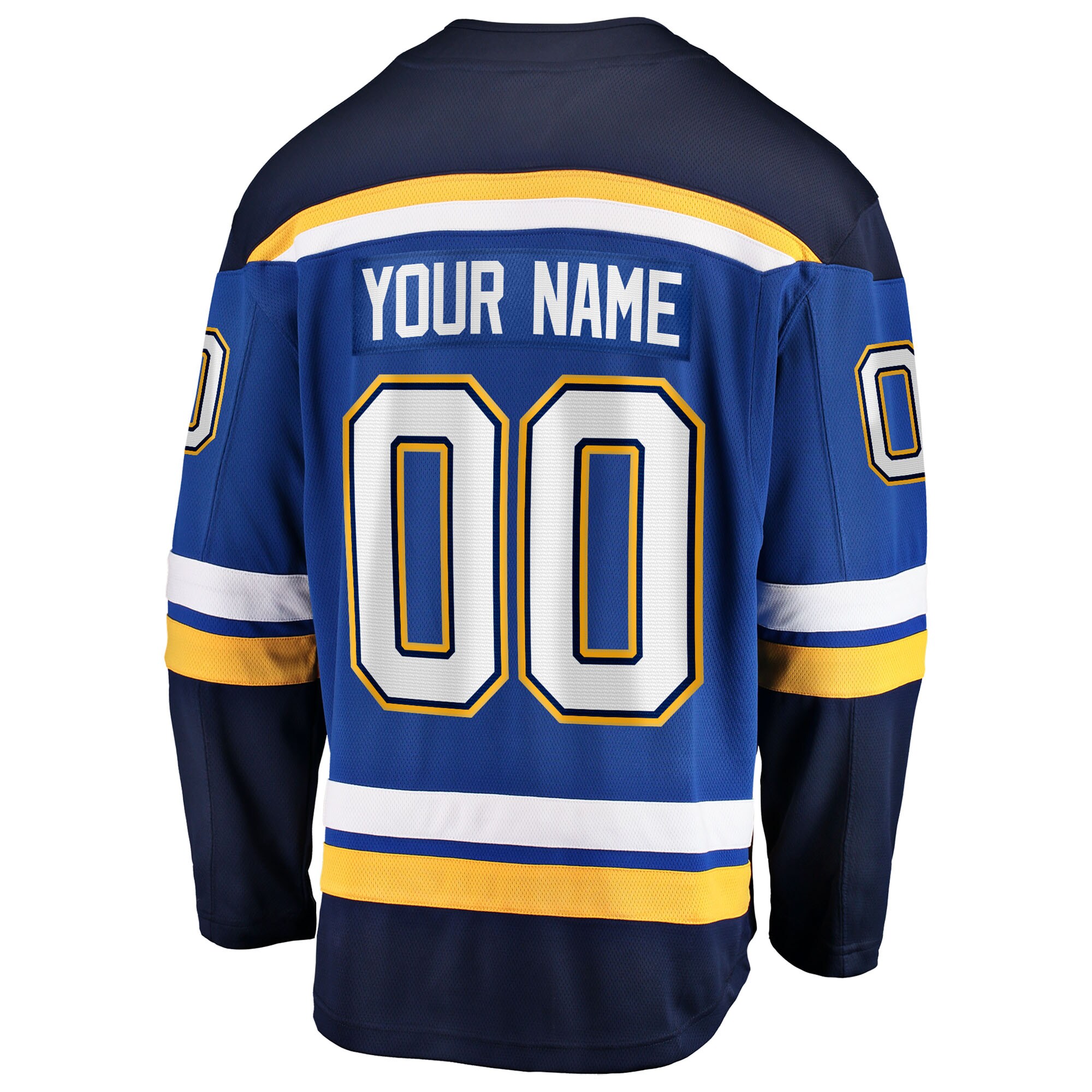 St. Louis Blues Fanatics Home Breakaway Custom Jersey – Blue Clowdercats