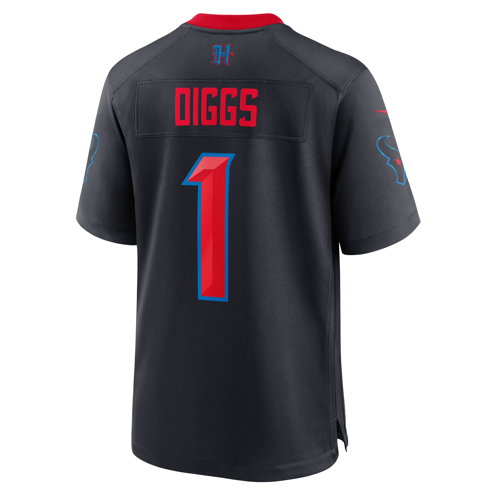 Stefon Diggs Houston Texans Nike Alternate Game Jersey – Navy Clowdercats
