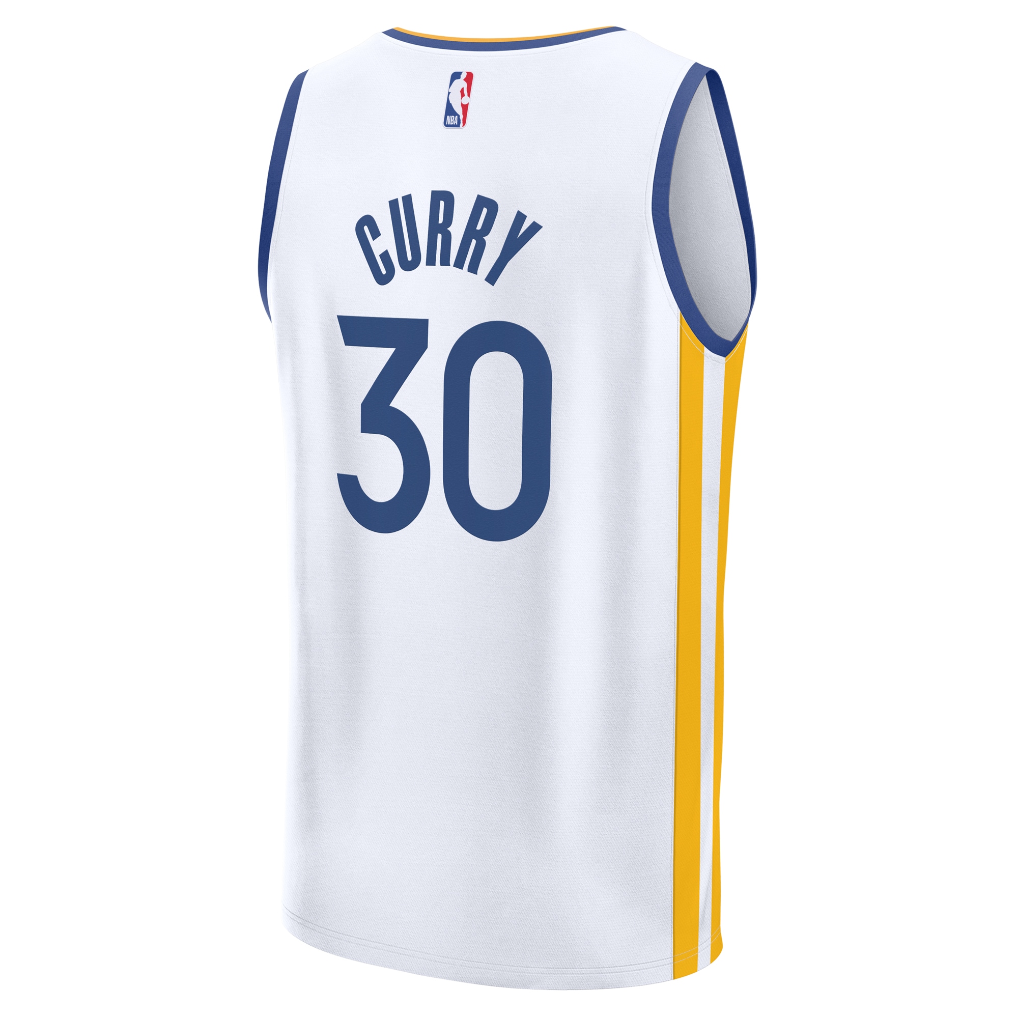 Stephen Curry Golden State Warriors Fanatics Fast Break Replica Jersey – Association Edition – White Clowdercats