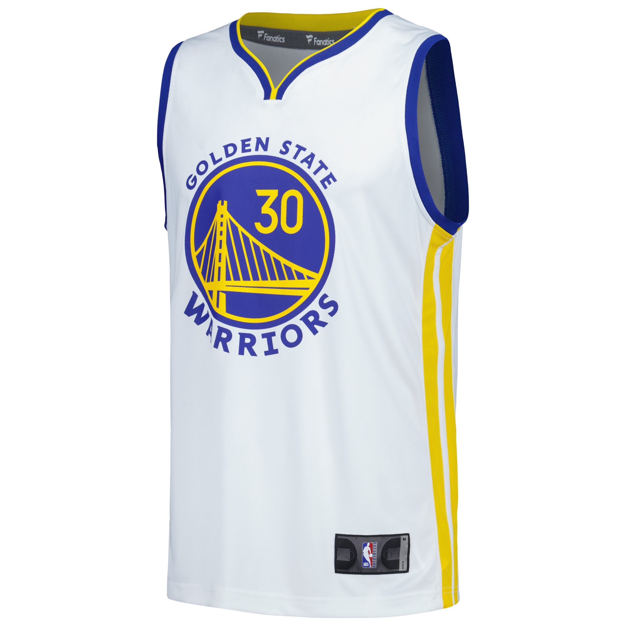 Stephen Curry Golden State Warriors Fanatics Fast Break Replica Player Jersey – Association Edition – White Clowdercats