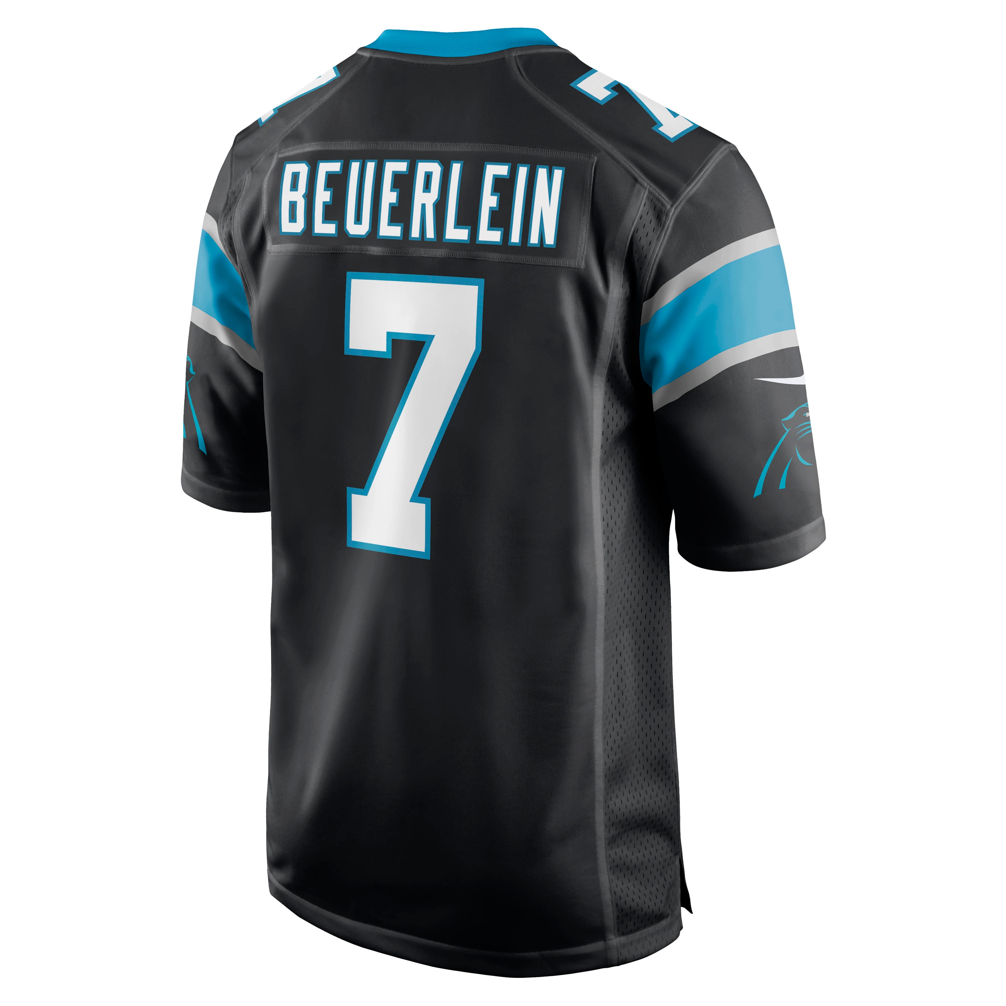 Steve Beuerlein Carolina Panthers Nike Retired Player Jersey – Black Clowdercats