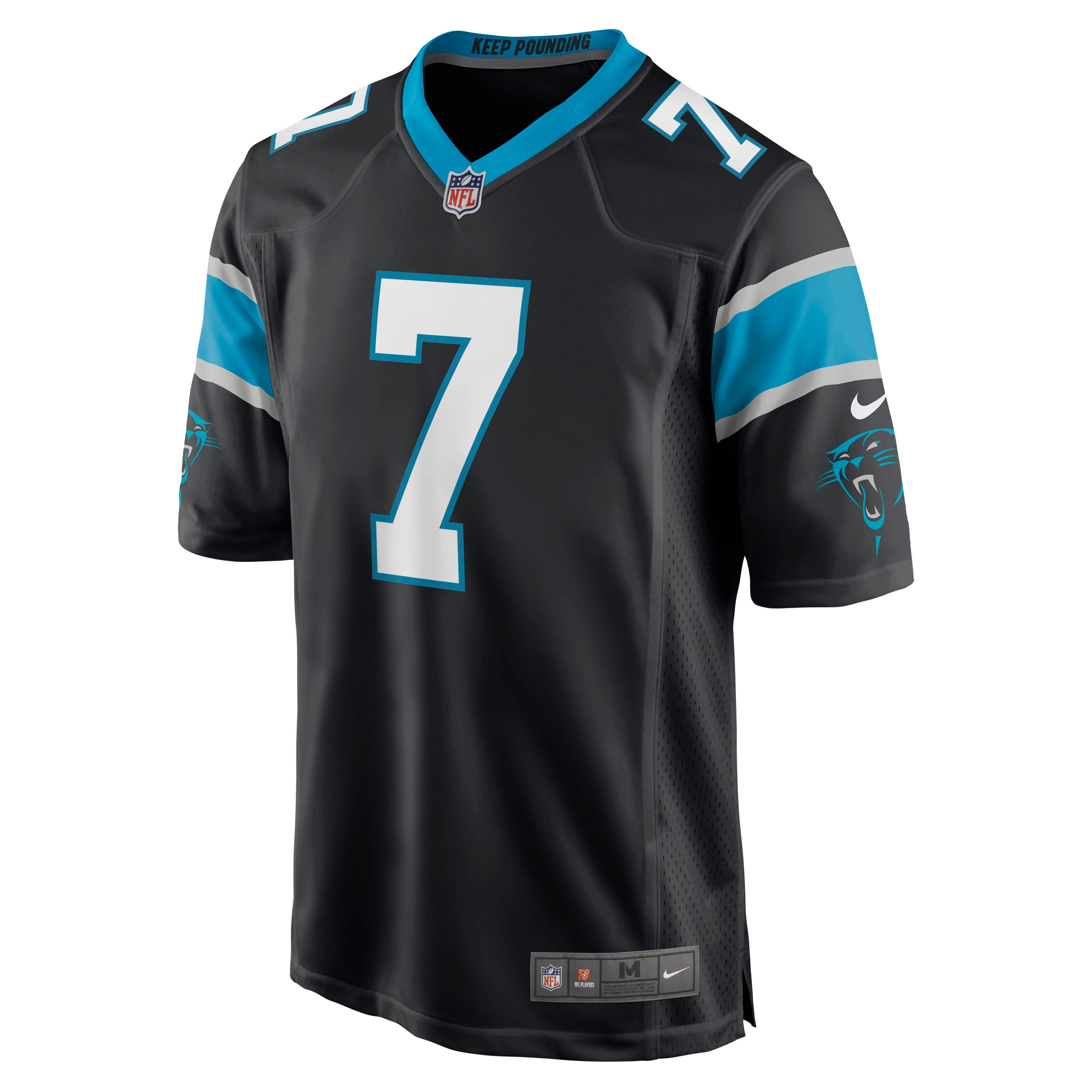 Steve Beuerlein Carolina Panthers Nike Retired Player Jersey – Black Clowdercats
