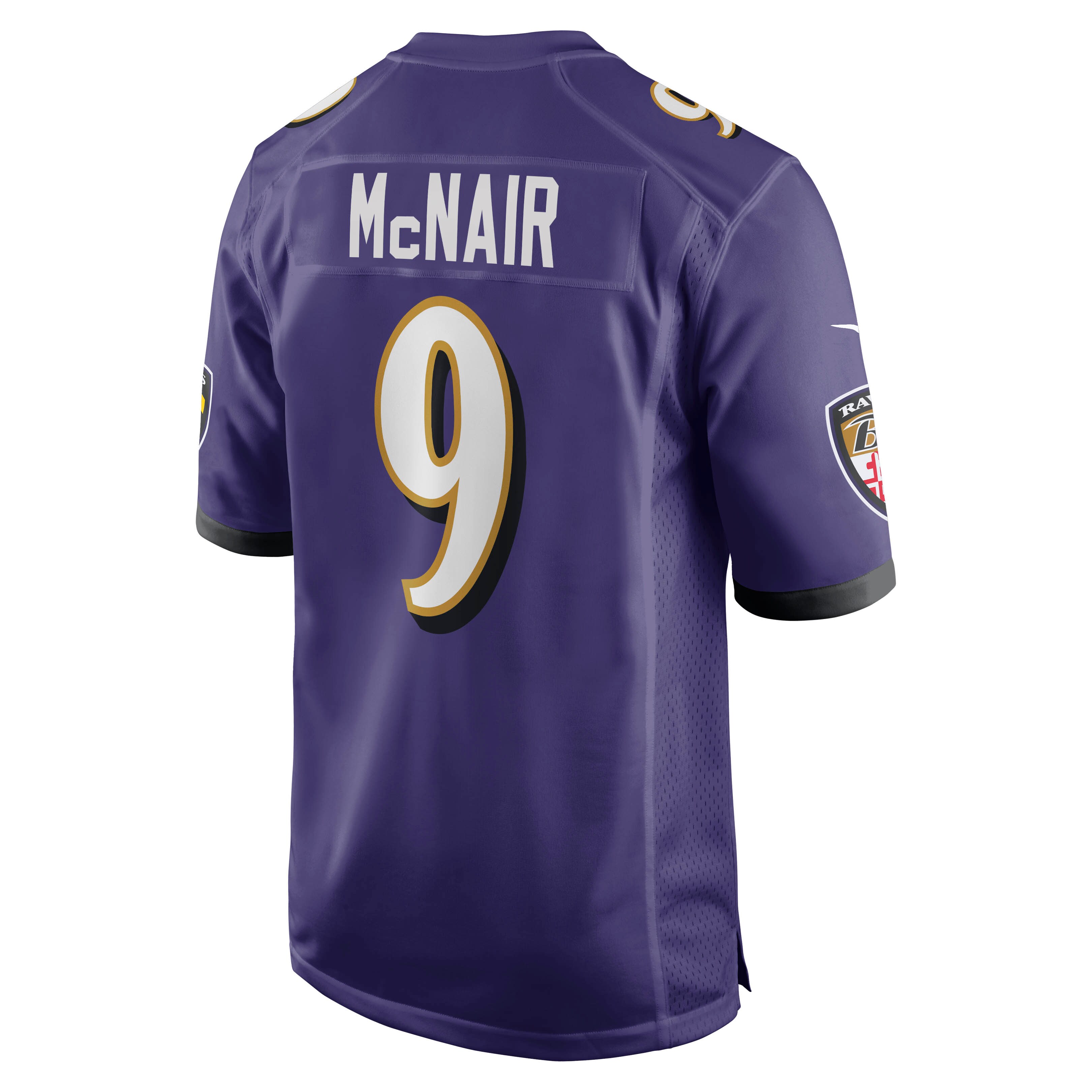 Steve McNair Baltimore Ravens Nike Game Retired Player Jersey – Purple Clowdercats