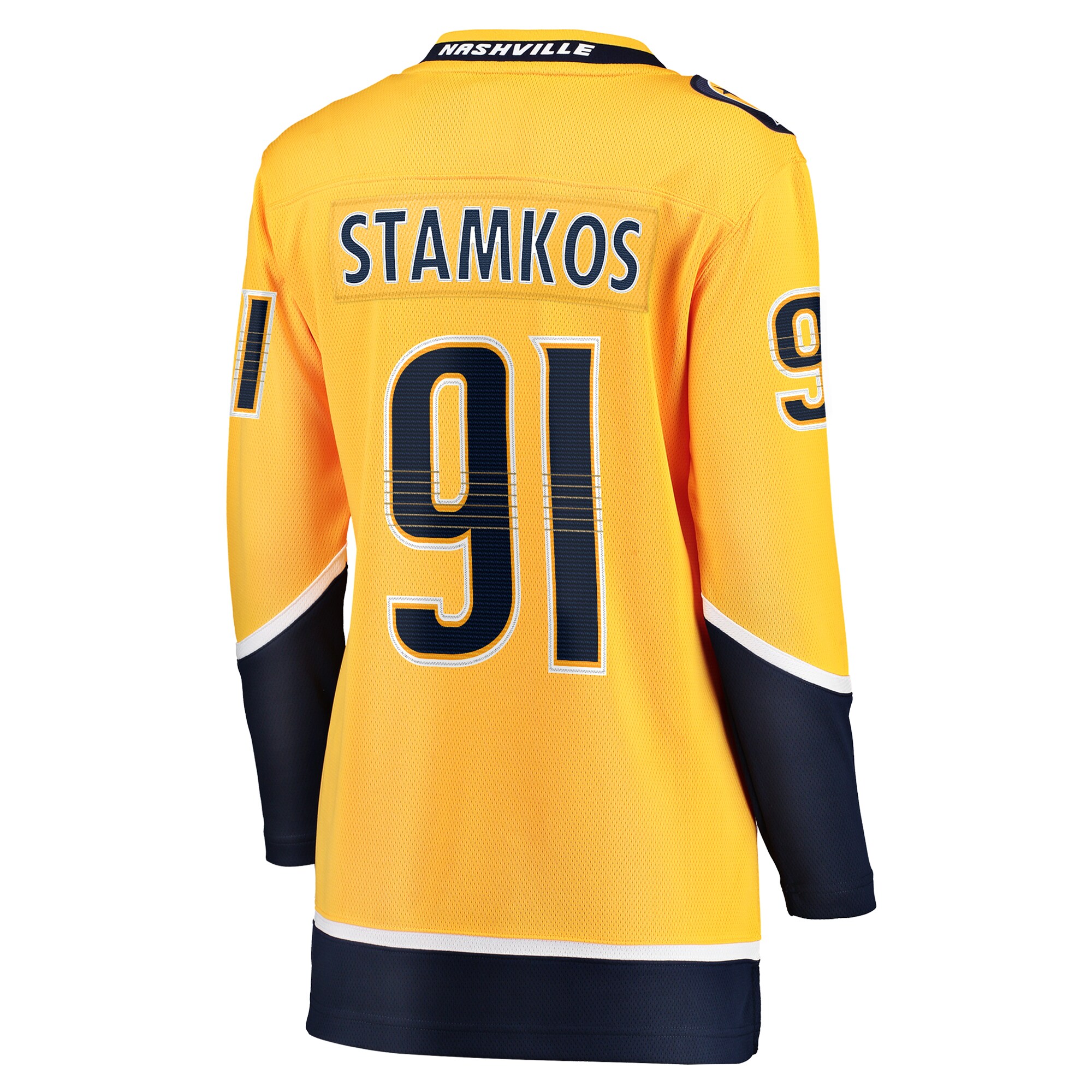 Steven Stamkos Nashville Predators Fanatics Women’s Home Premier Breakaway Player Jersey Breakaway Jersey – Gold Clowdercats