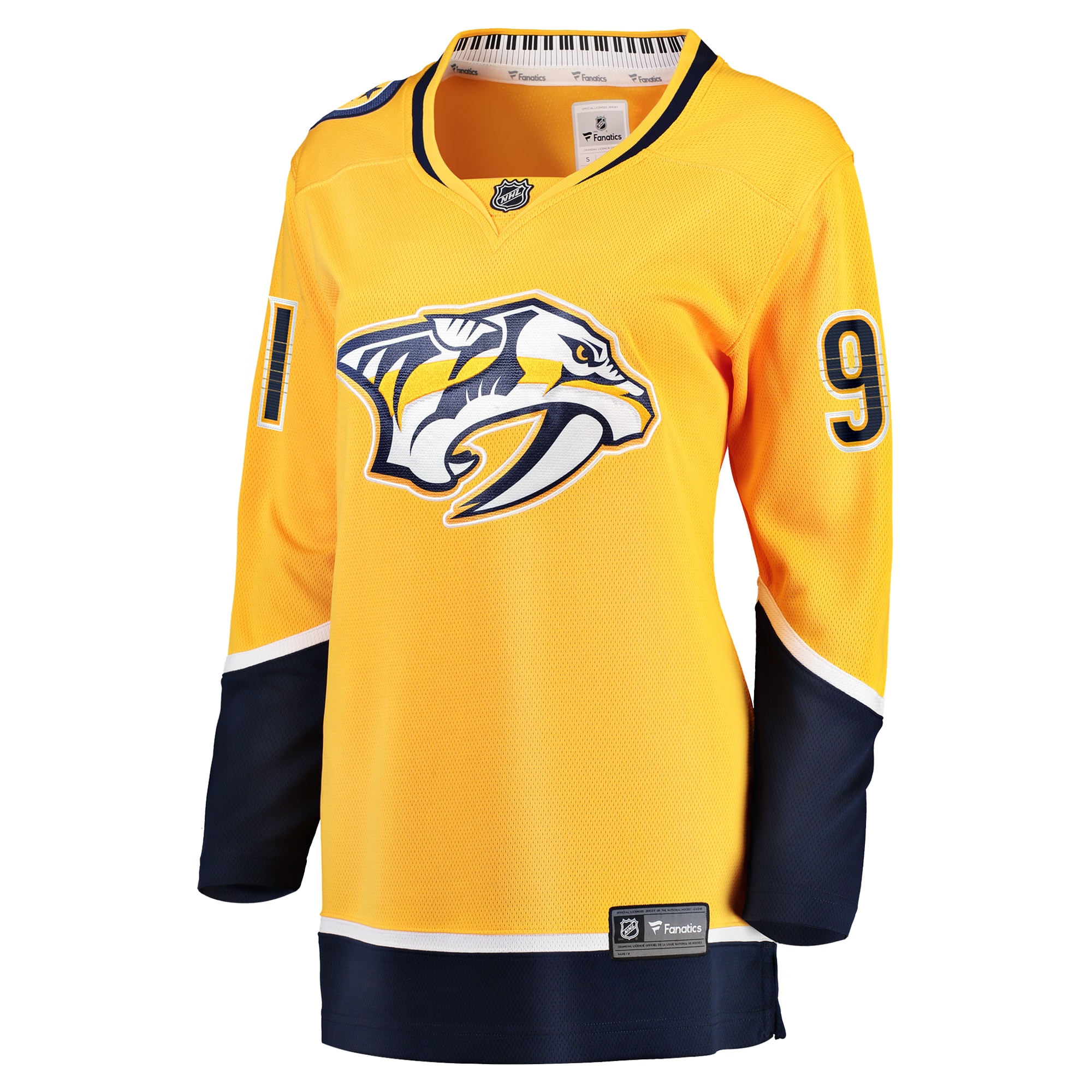 Steven Stamkos Nashville Predators Fanatics Women’s Home Premier Breakaway Player Jersey Breakaway Jersey – Gold Clowdercats