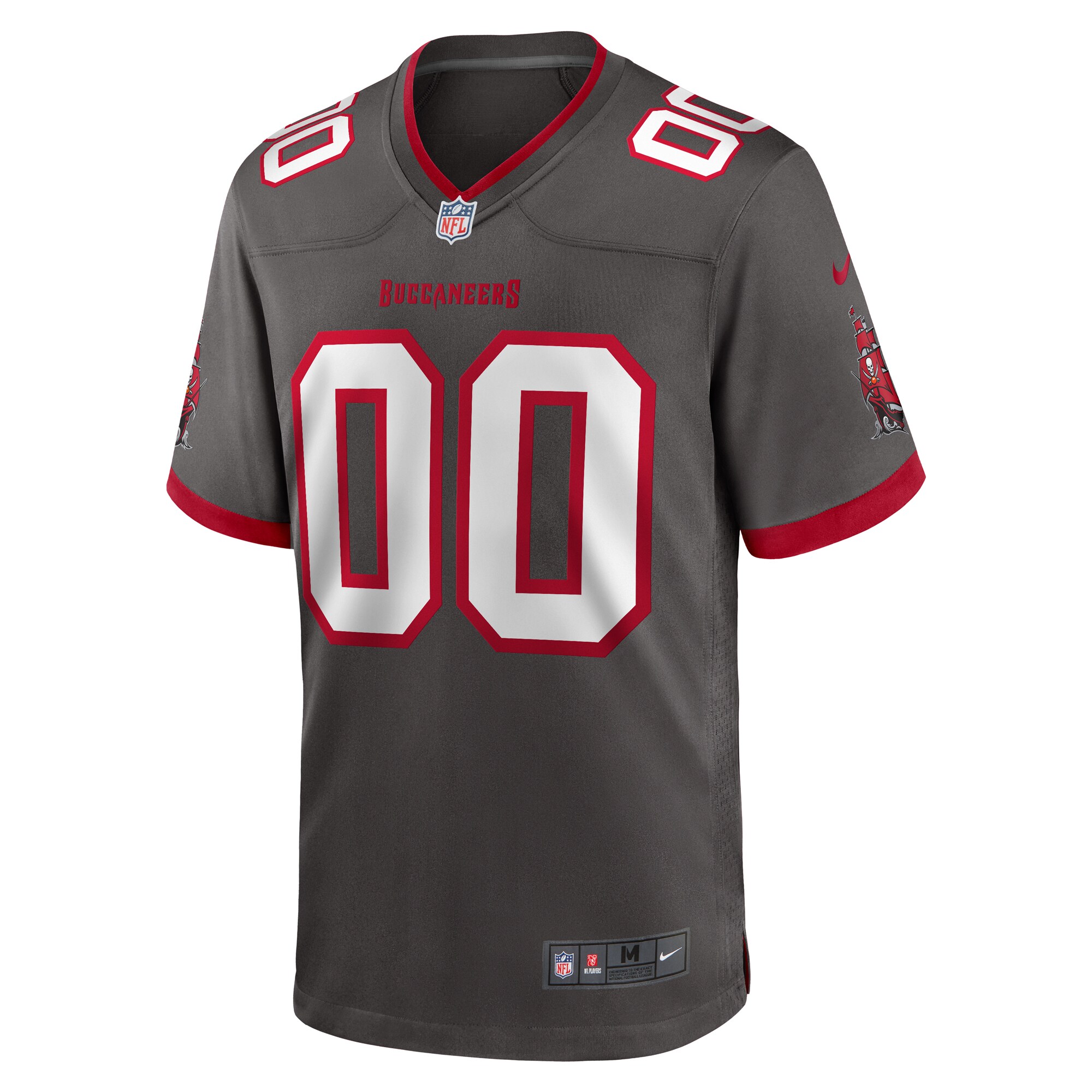 Tampa Bay Buccaneers Nike Alternate Custom Game Jersey – Pewter Clowdercats
