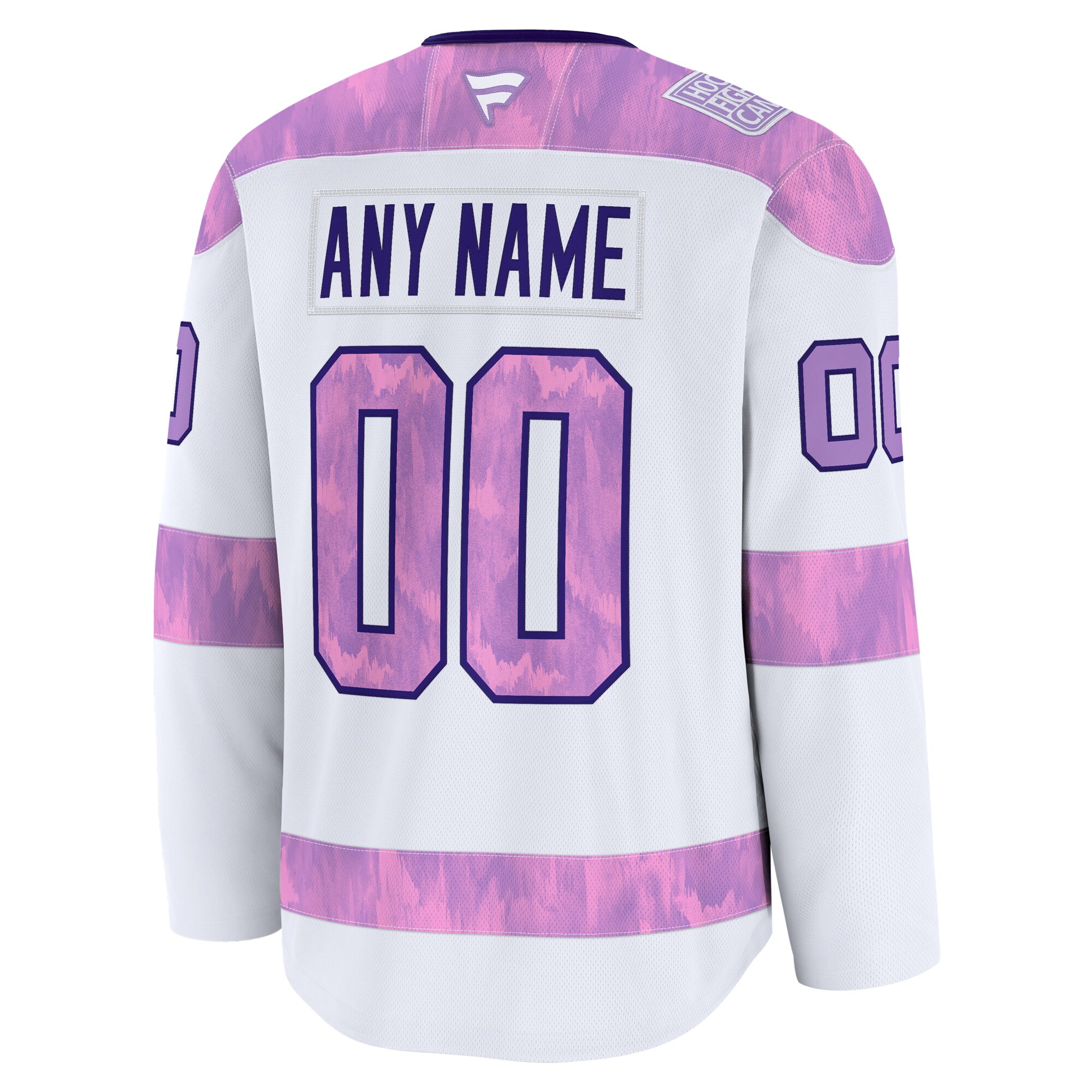 Tampa Bay Lightning Fanatics 2024 Hockey Fights Cancer Custom Practice Jersey – White Clowdercats