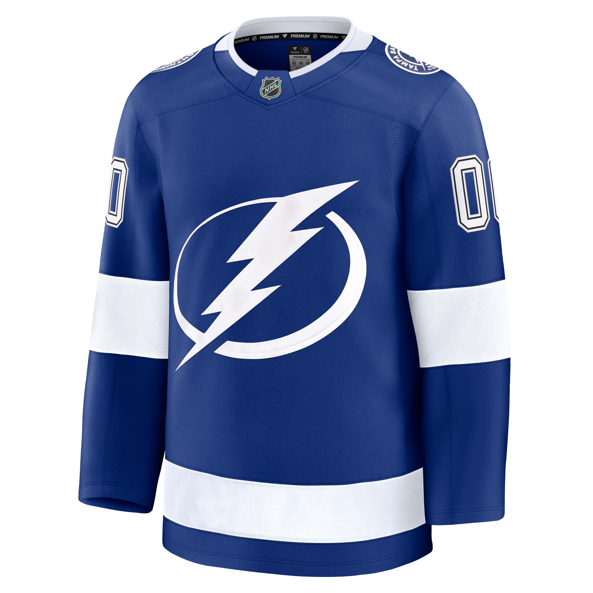 Tampa Bay Lightning Fanatics Home Premium Custom Jersey – Blue Clowdercats