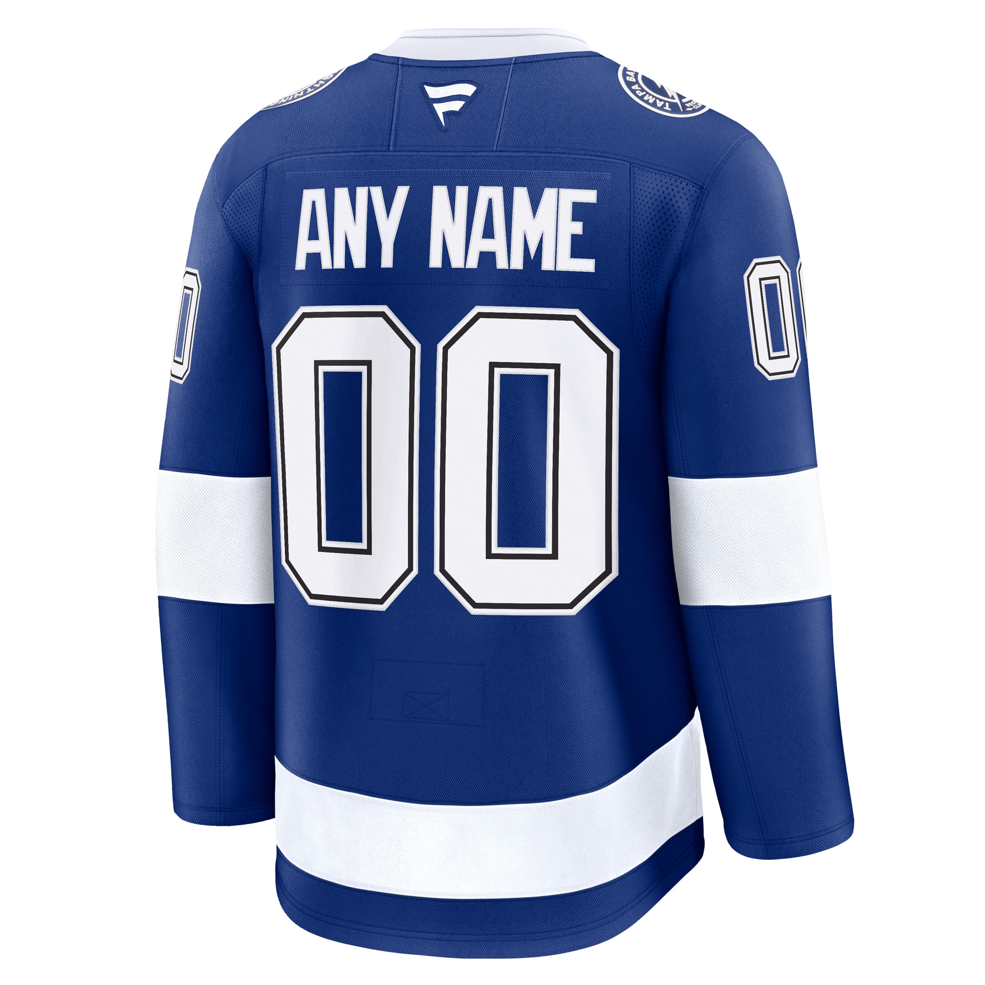 Tampa Bay Lightning Fanatics Home Premium Custom Jersey – Blue Clowdercats