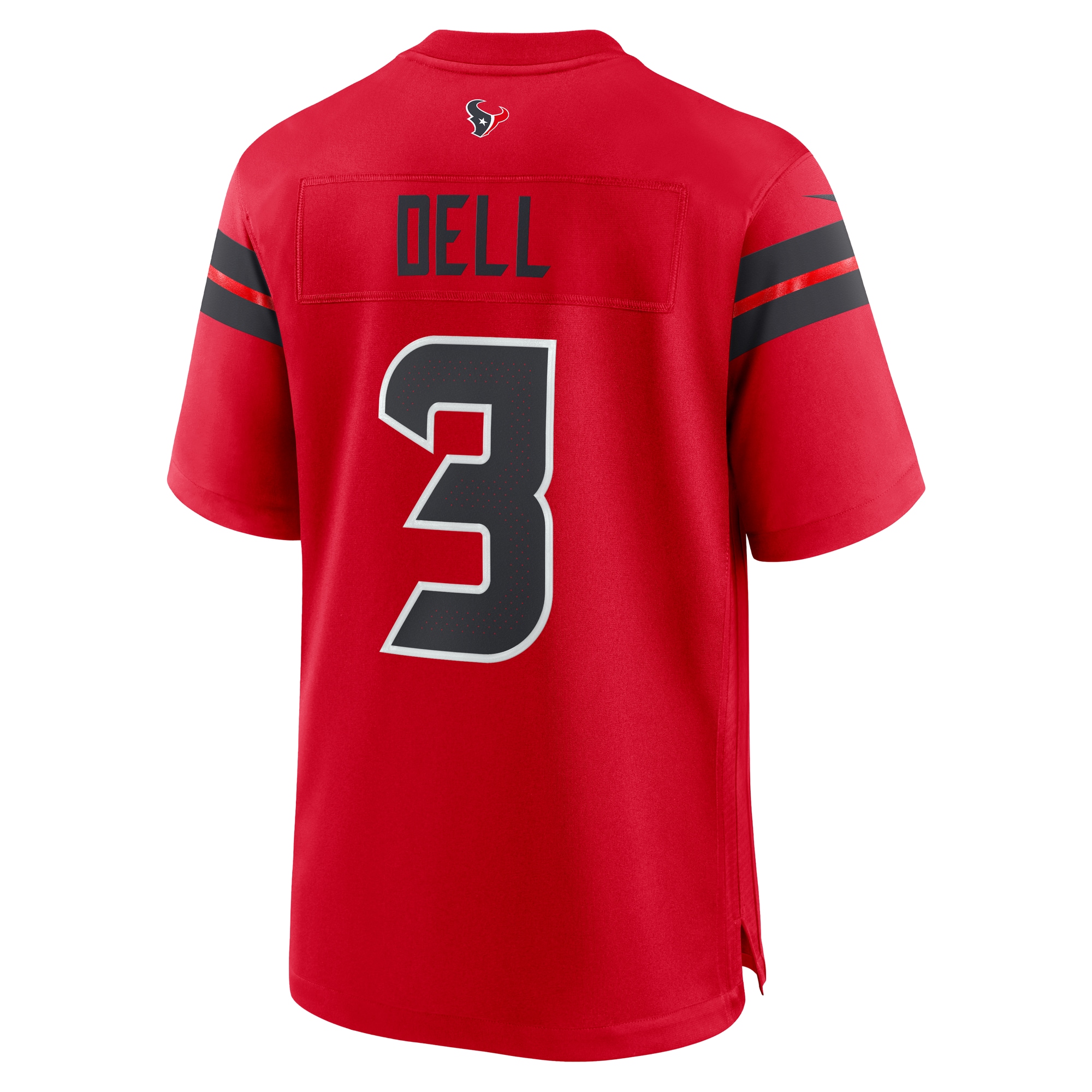 Tank Dell Houston Texans Nike Alternate Game Jersey – Red Clowdercats