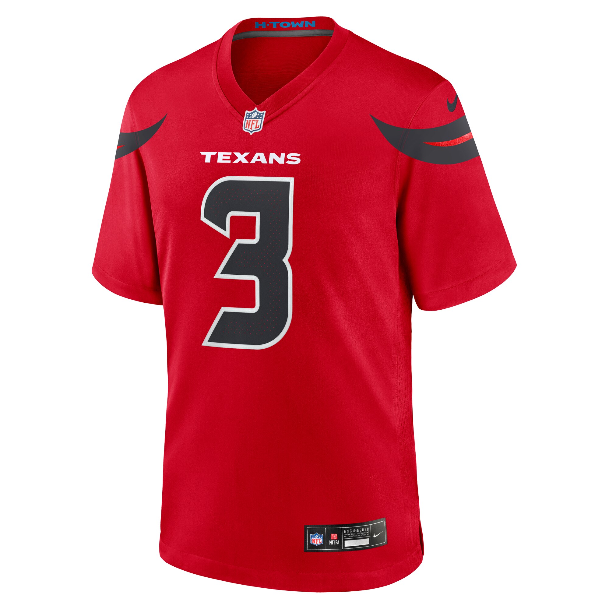 Tank Dell Houston Texans Nike Alternate Game Jersey – Red Clowdercats